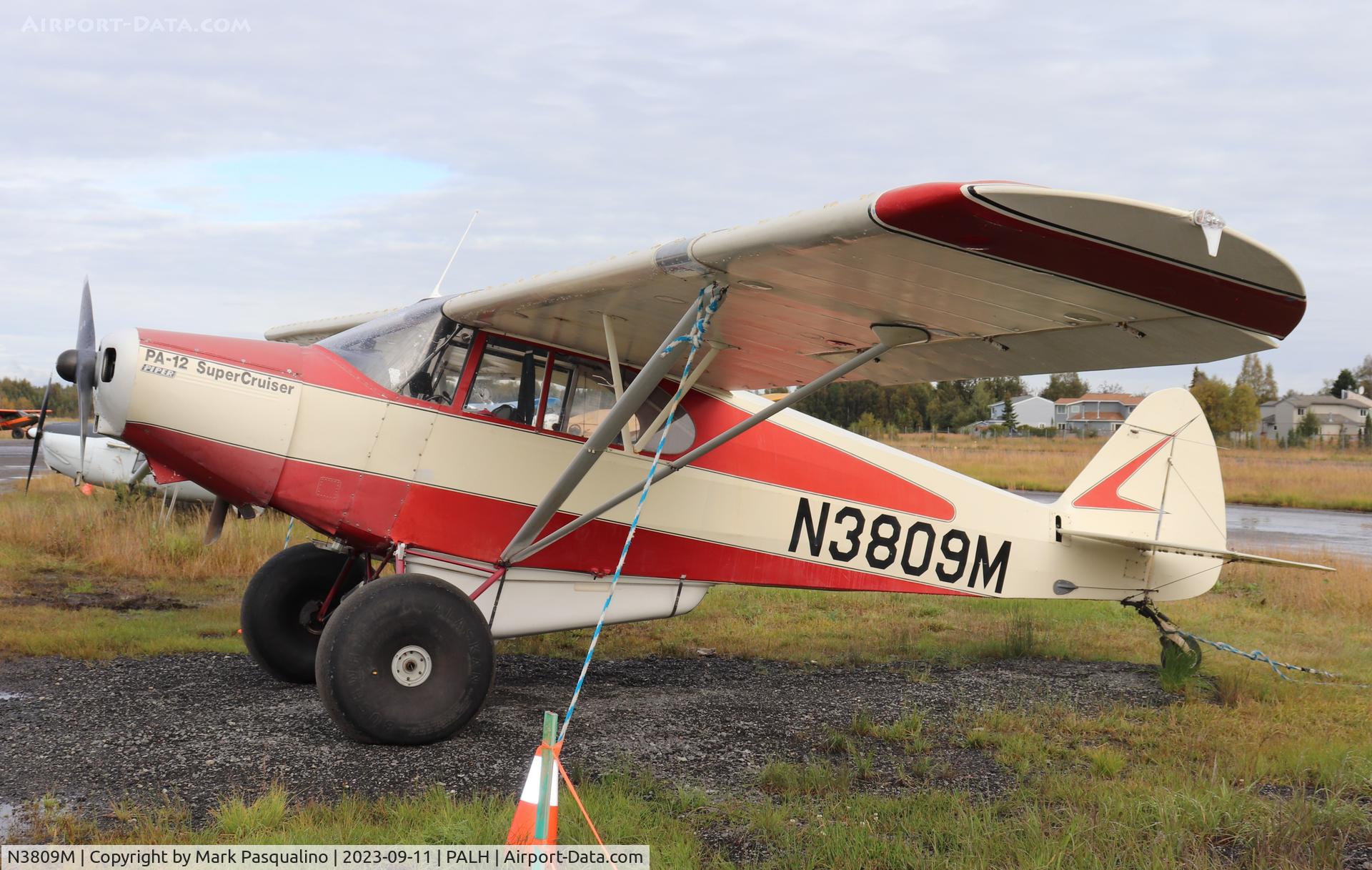 N3809M, 1947 Piper PA-12 Super Cruiser C/N 12-2731, Piper PA-12