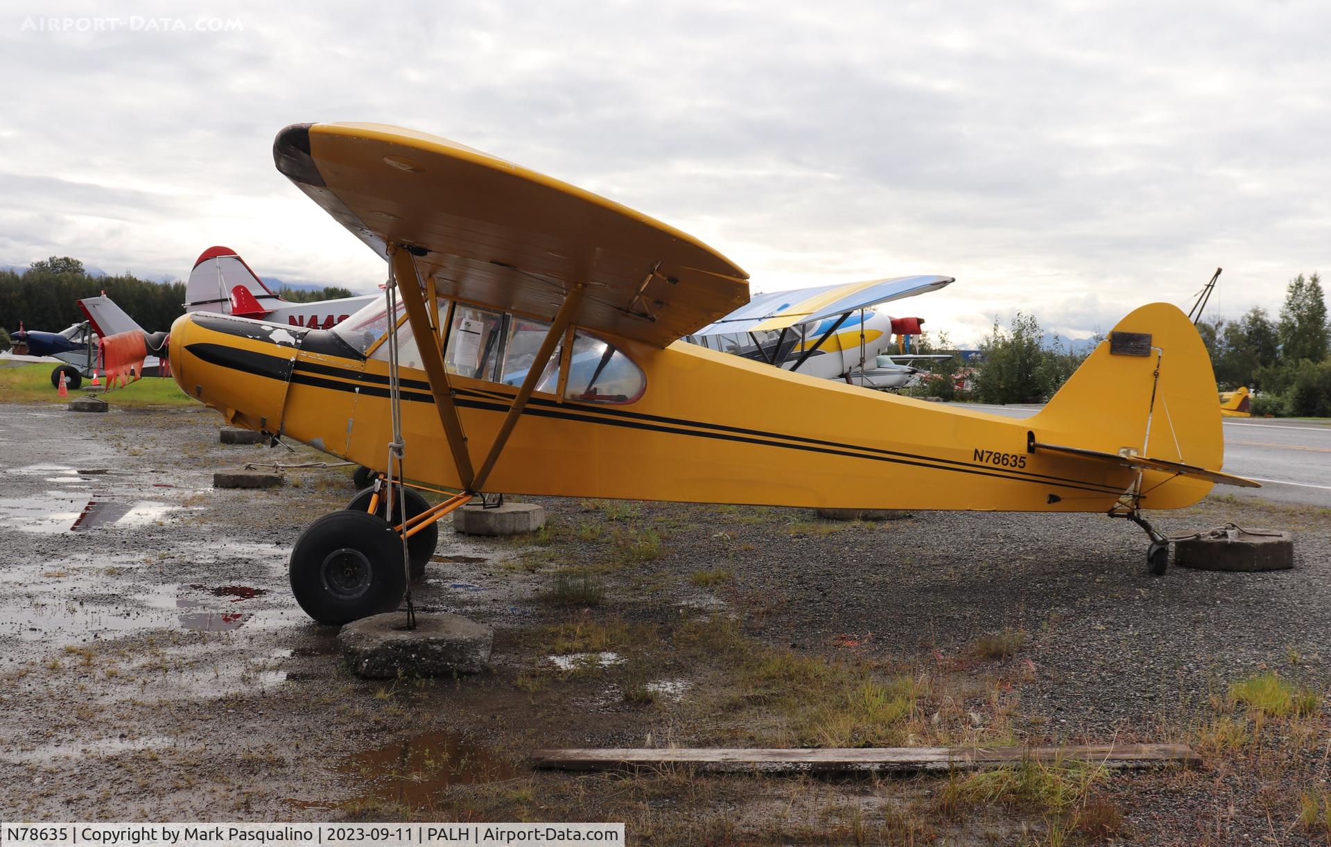 N78635, 1947 Piper PA-11 Cub Special C/N 11-1396, Piper PA-11