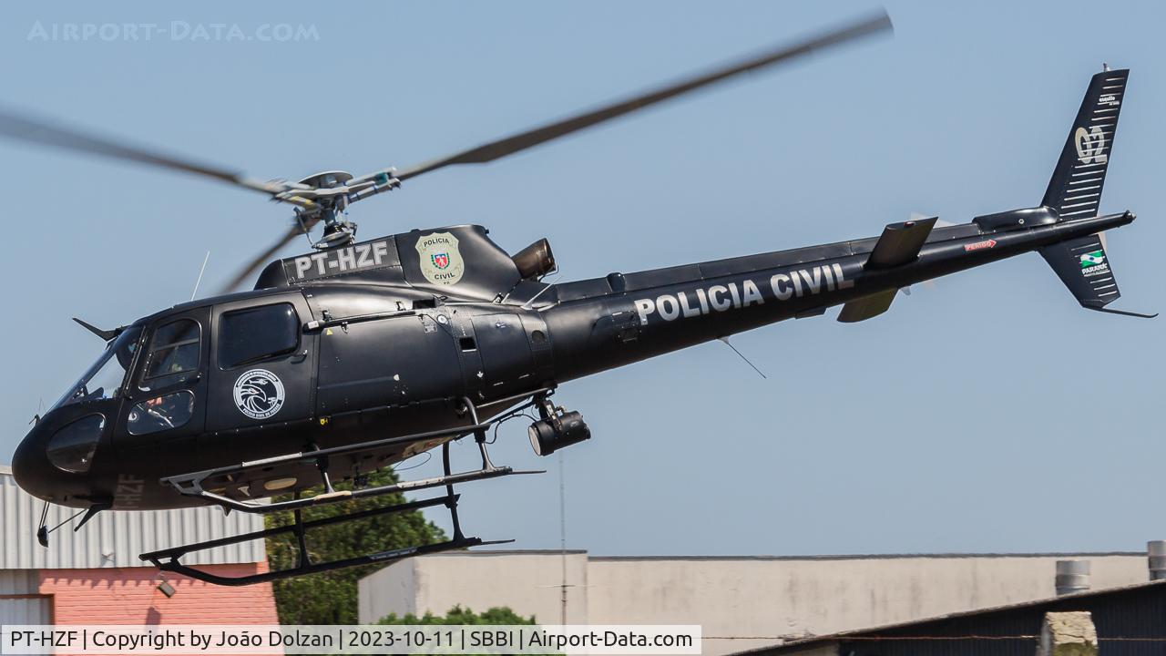 PT-HZF, 1994 Helibrás AS-350B-2 Esquilo C/N 2772, Operating for the Polícia Civil of Paraná State. Callsign 