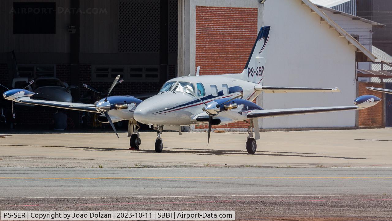 PS-SER, 1981 Piper PA-31T Cheyenne II C/N 31T8120059, Parked at Aeromecanica.