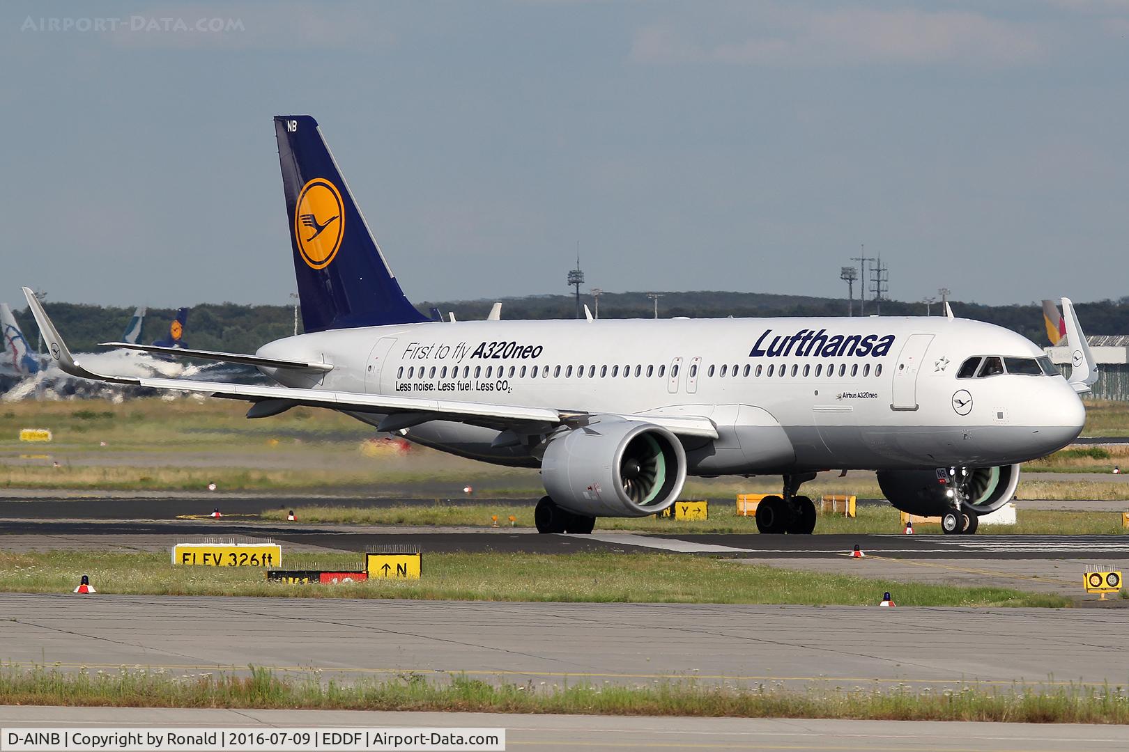 D-AINB, 2016 Airbus A320-271N C/N 6864, at fra