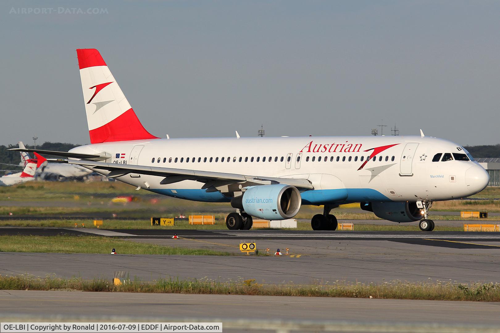 OE-LBI, 2003 Airbus A320-214 C/N 1937, at fra