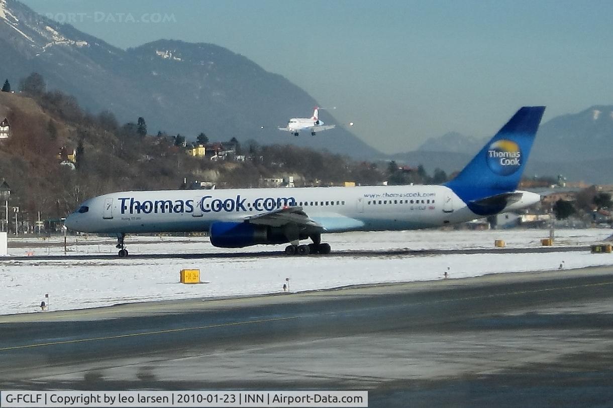 G-FCLF, 1999 Boeing 757-28A C/N 28835, Innsbruck 23.1.2010