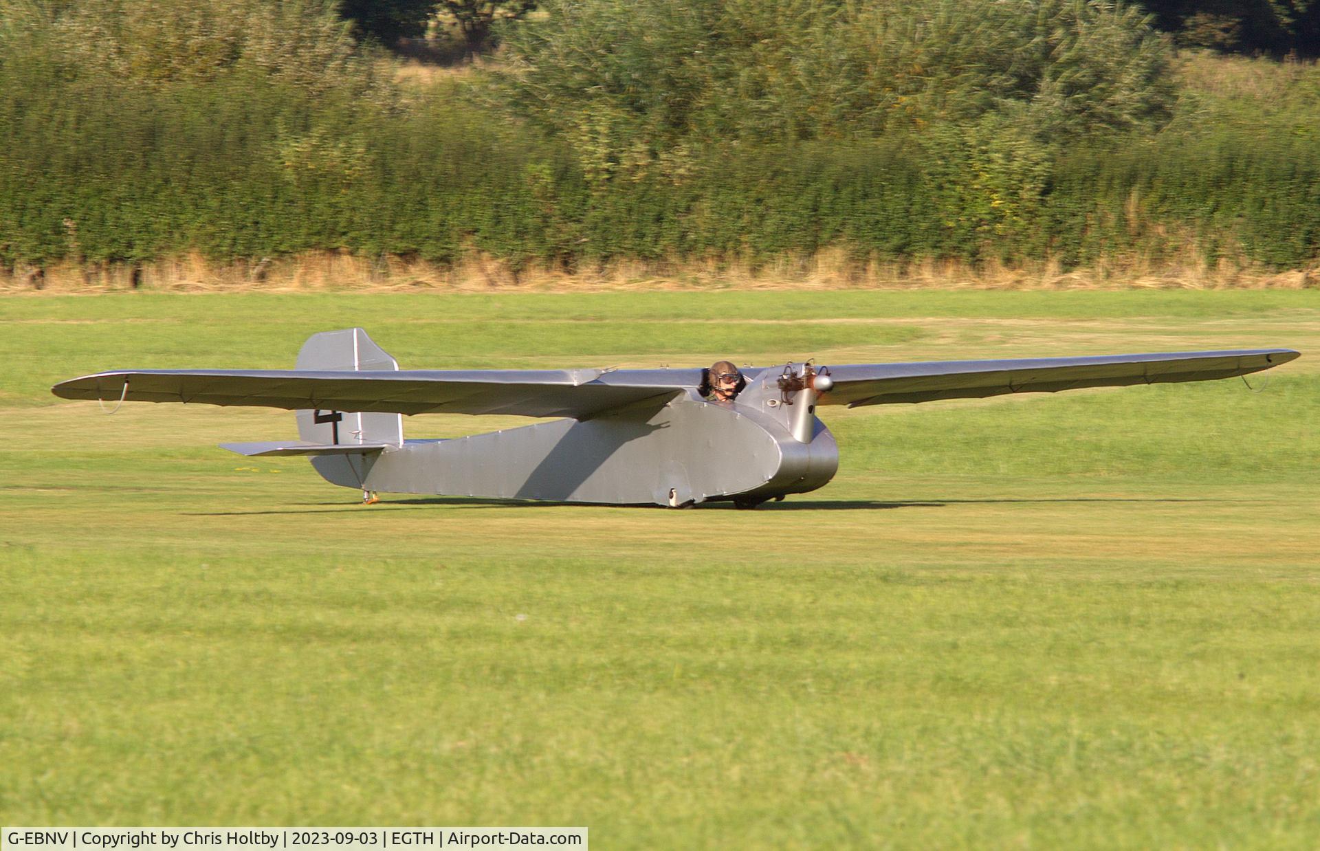 G-EBNV, 1923 English Electric Wren C/N 3, Ready to get airborne the 1023 Wren at Old Warden Vintage Airshow 2023
