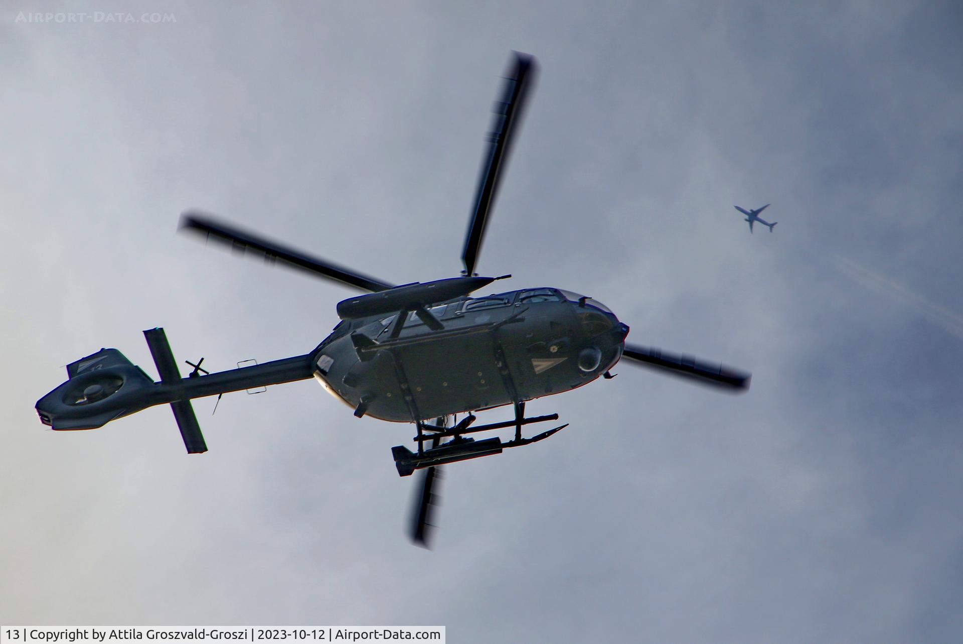 13, 2019 Airbus Helicopters H-145M C/N 20322, Jutas-Ujmajor. The Hungarian airforce is his practising base