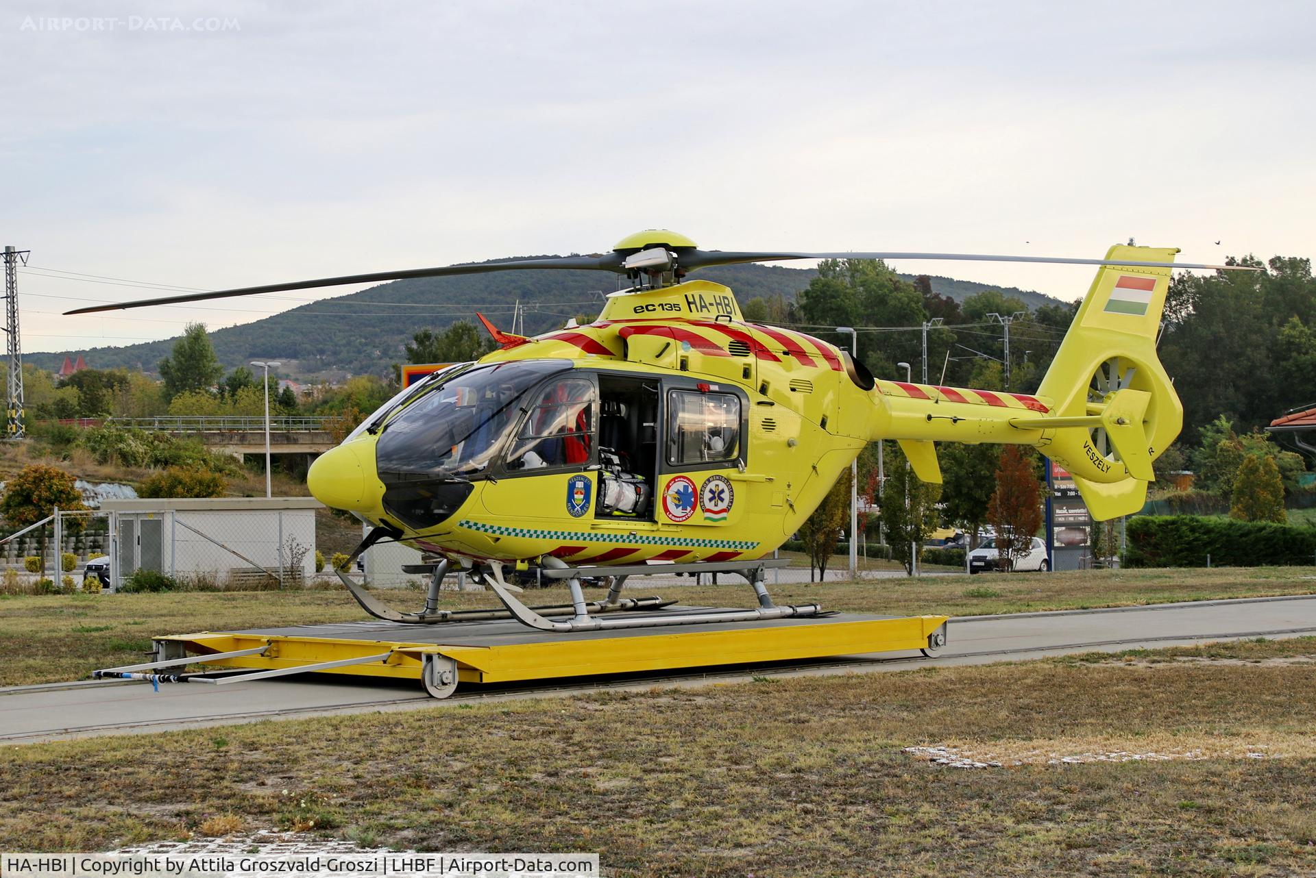 HA-HBI, 2004 Eurocopter EC-135 P2+ C/N 0357, LHBF - Balatonfüred Aerial Ambulance Base, Hungary