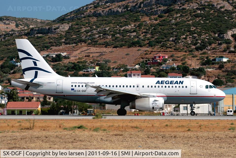 SX-DGF, 2005 Airbus A319-132 C/N 2468, Samos 16.9.2011