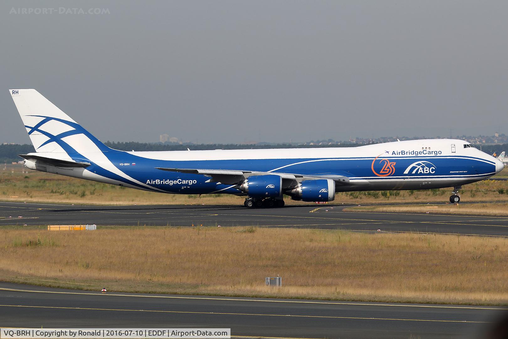 VQ-BRH, 2012 Boeing 747-8HVF C/N 37669, at fra