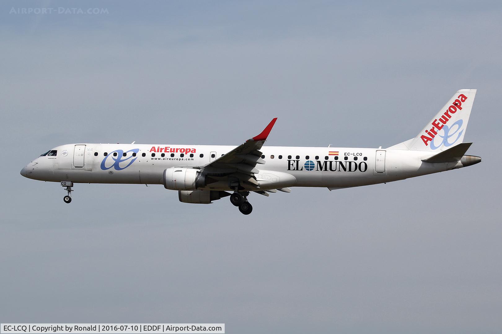 EC-LCQ, 2009 Embraer ERJ-195 C/N 19000303, at fra