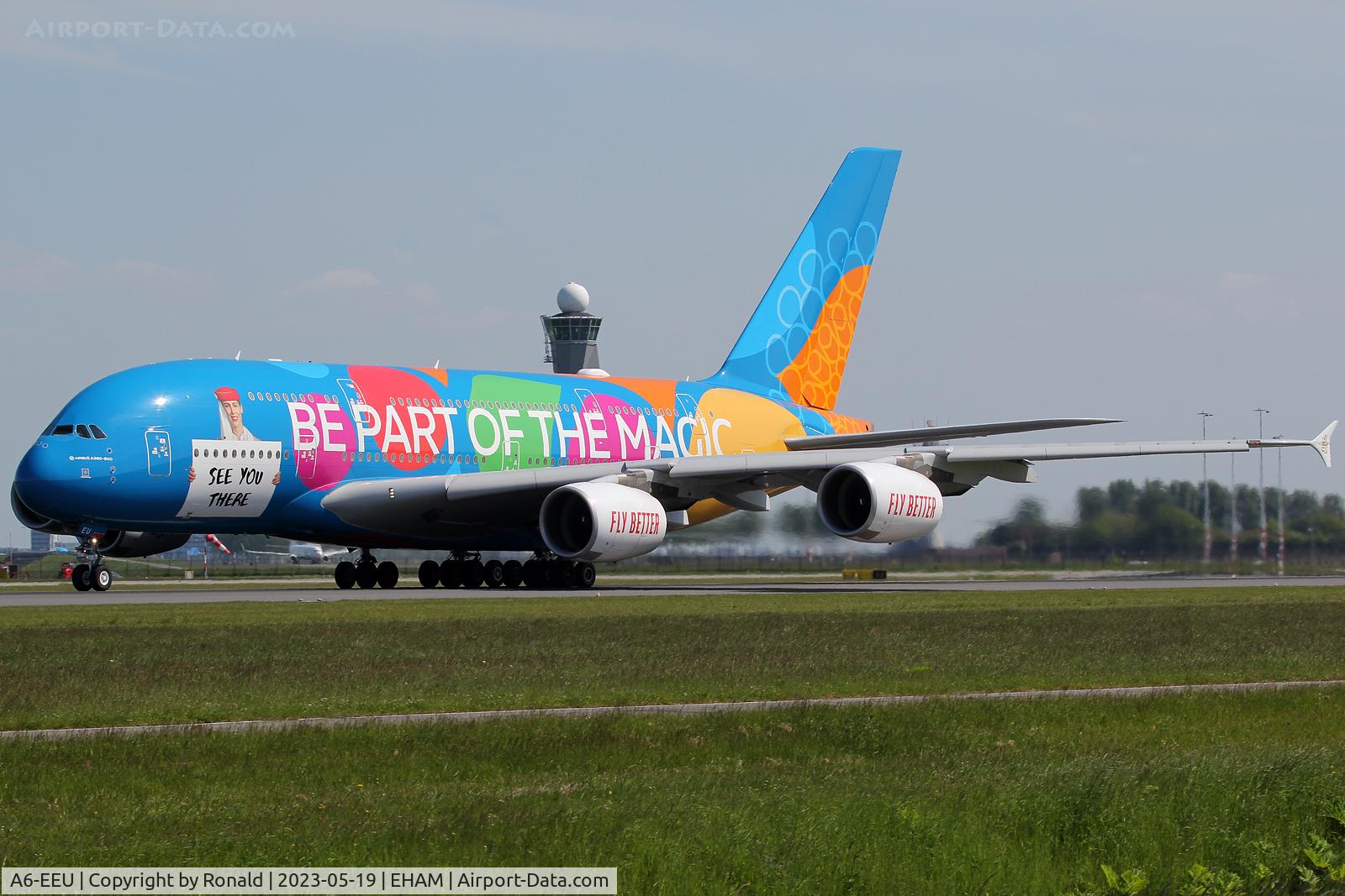A6-EEU, 2013 Airbus A380-861 C/N 147, at spl