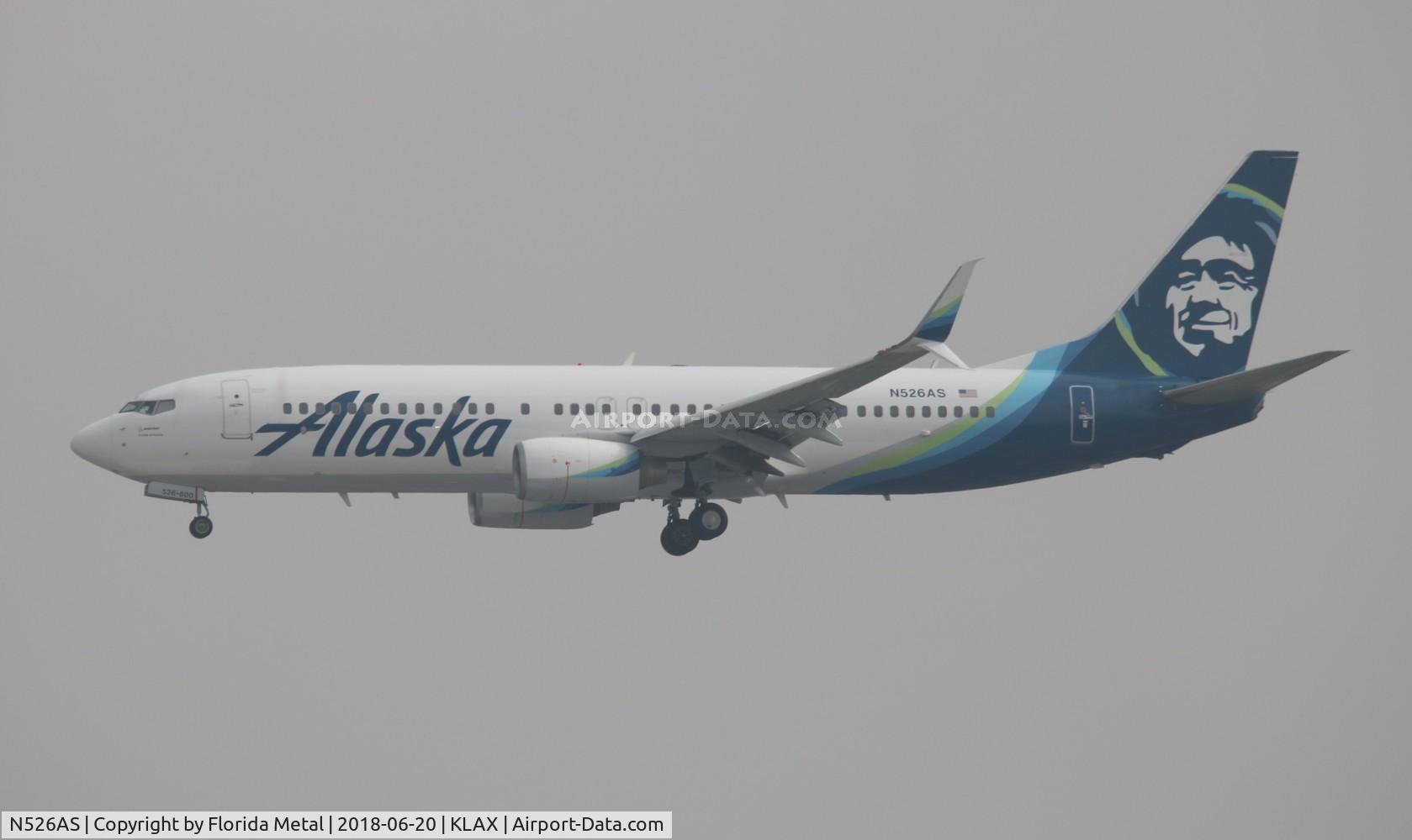 N526AS, 2009 Boeing 737-890 C/N 35196, ASA 738 zx BWI-KLAX