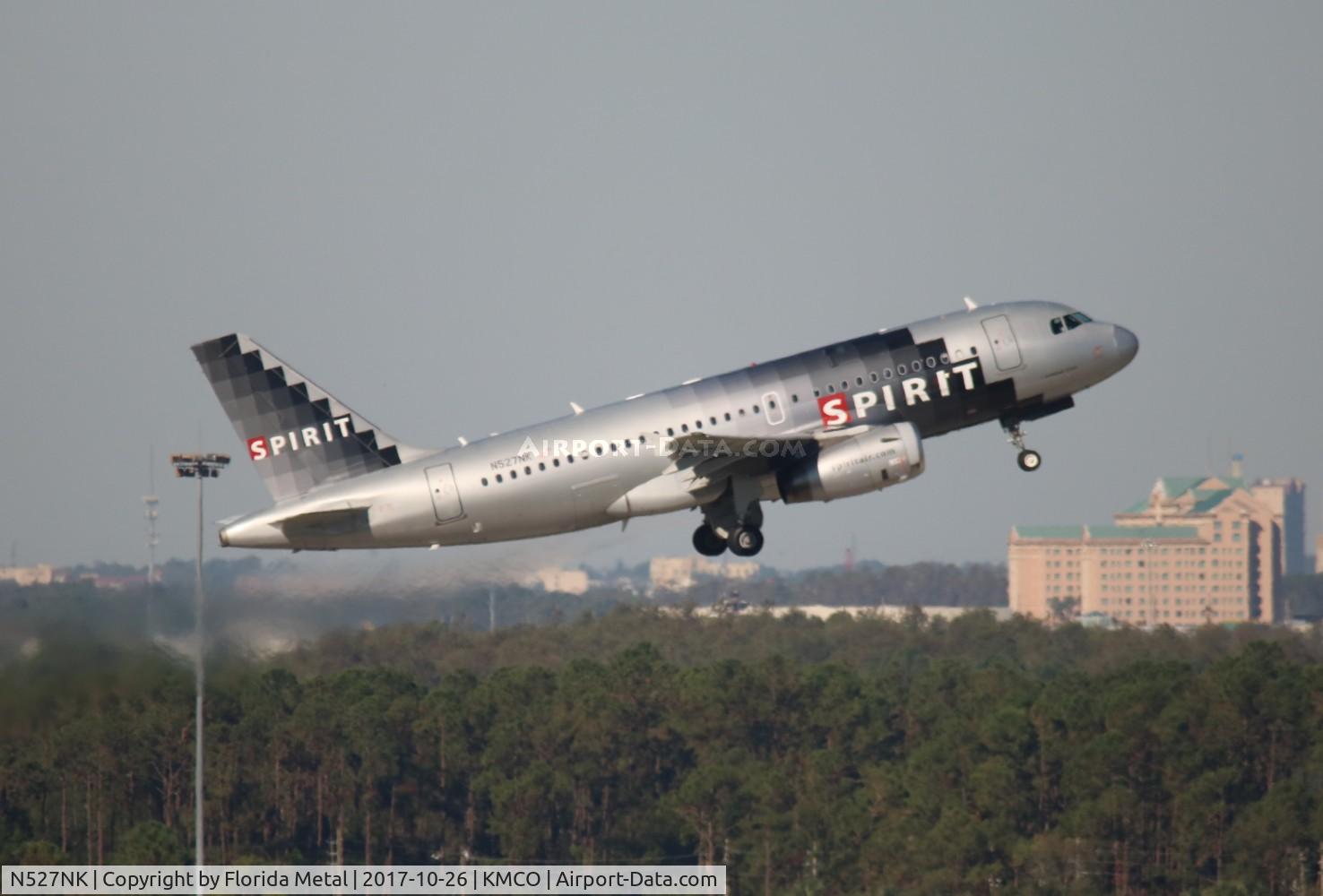 N527NK, 2007 Airbus A319-132 C/N 2978, NKS A319 silver zx