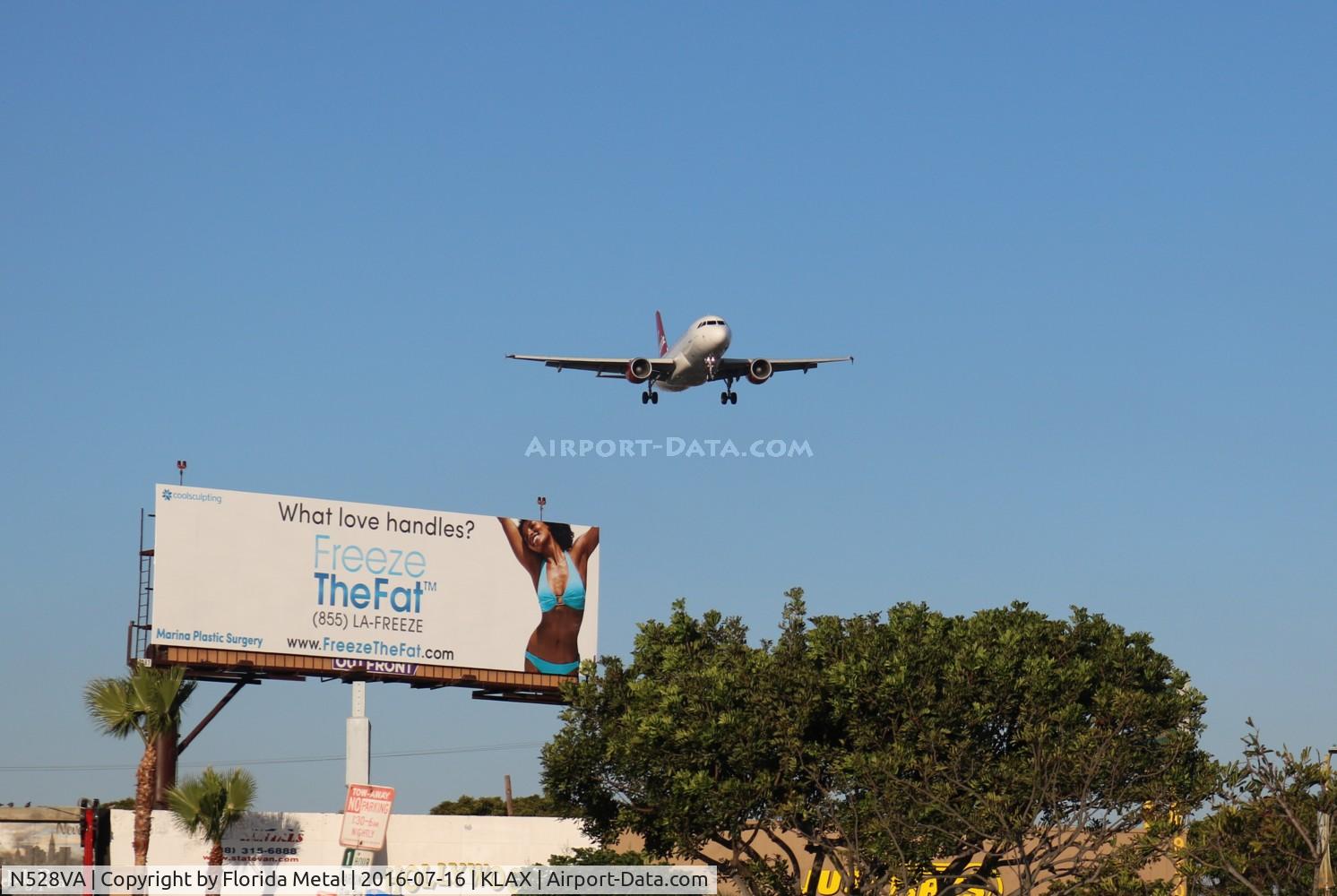 N528VA, 2008 Airbus A319-112 C/N 3445, VRD A319 zx