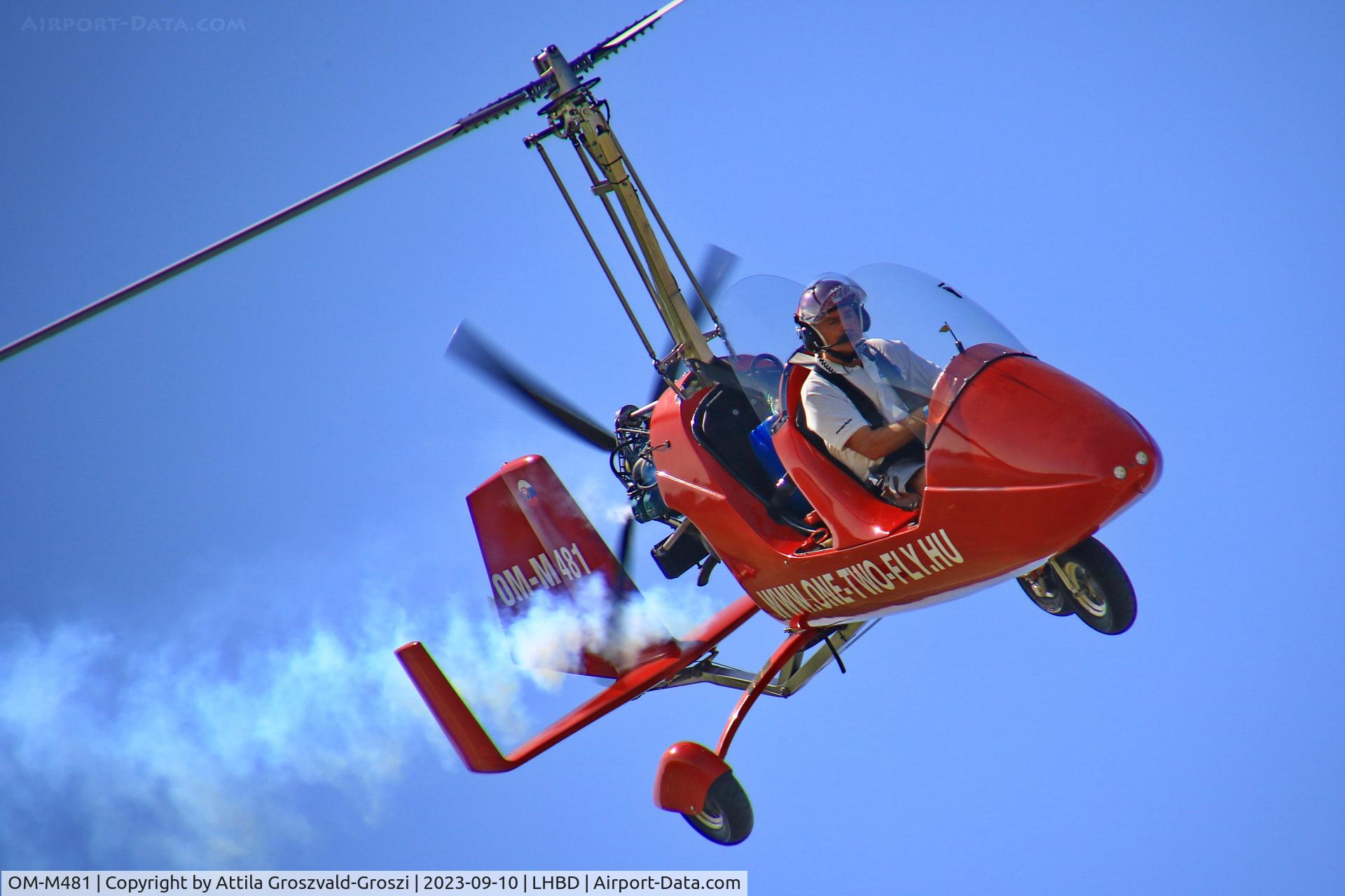 OM-M481, AutoGyro MTOsport C/N 05G26, LHBD - Börgönd Airport-Börgönd, Hungary - Börgönd Air Show 2023