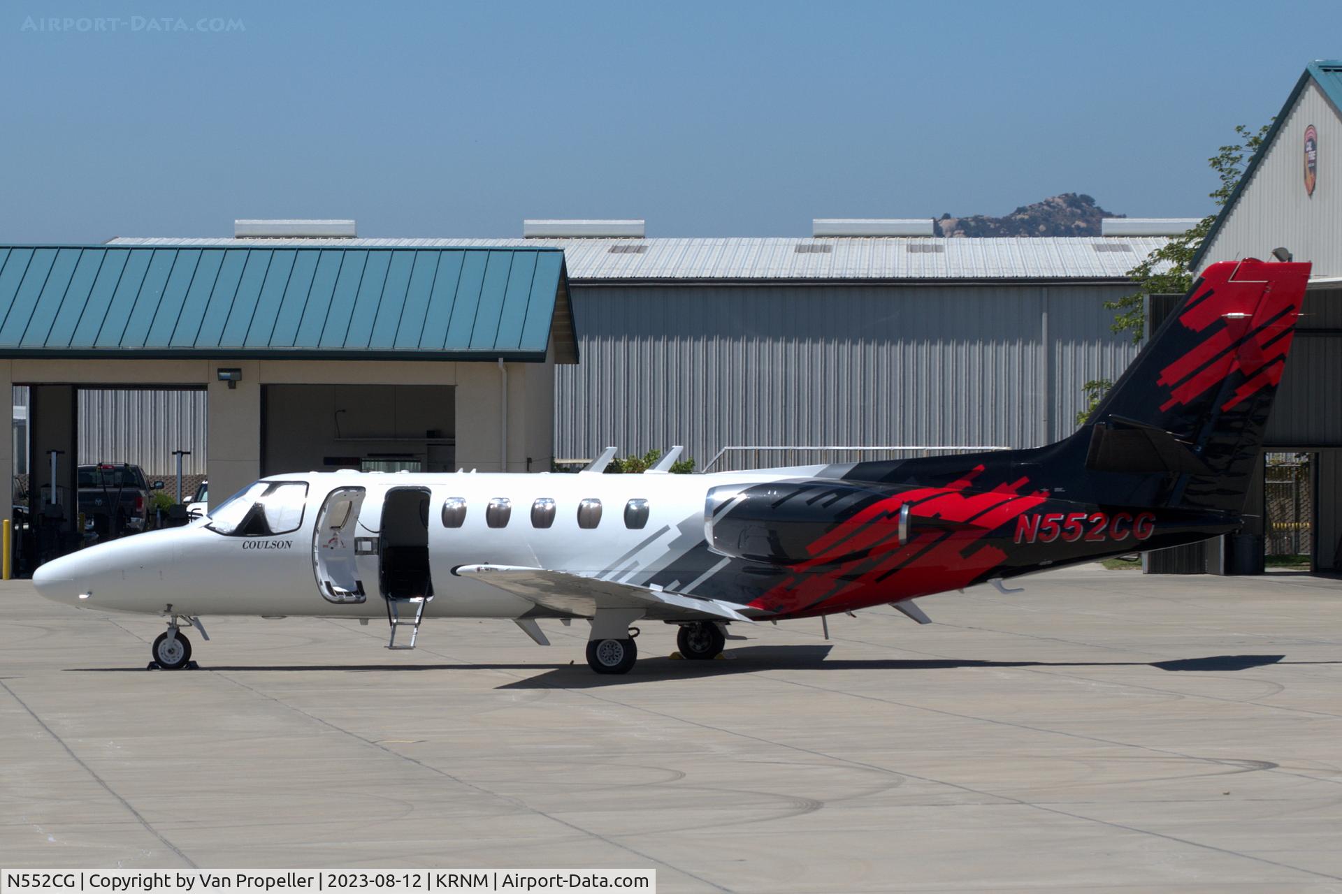N552CG, 1991 Cessna 550 Citation II C/N 550-0659, Cessna 550 Citation II operated by Coulson Flying Tankers at Ramona airport, California