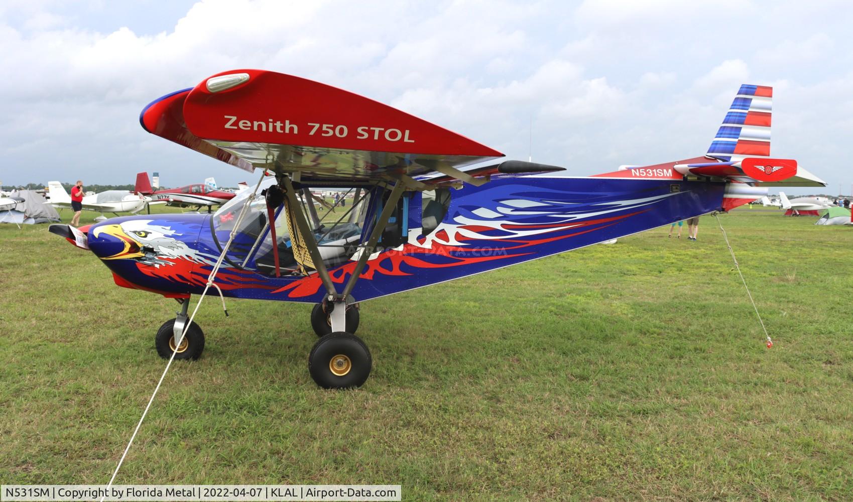 N531SM, 2018 Zenith STOL CH-750 C/N 75-7662, CH-750 zx