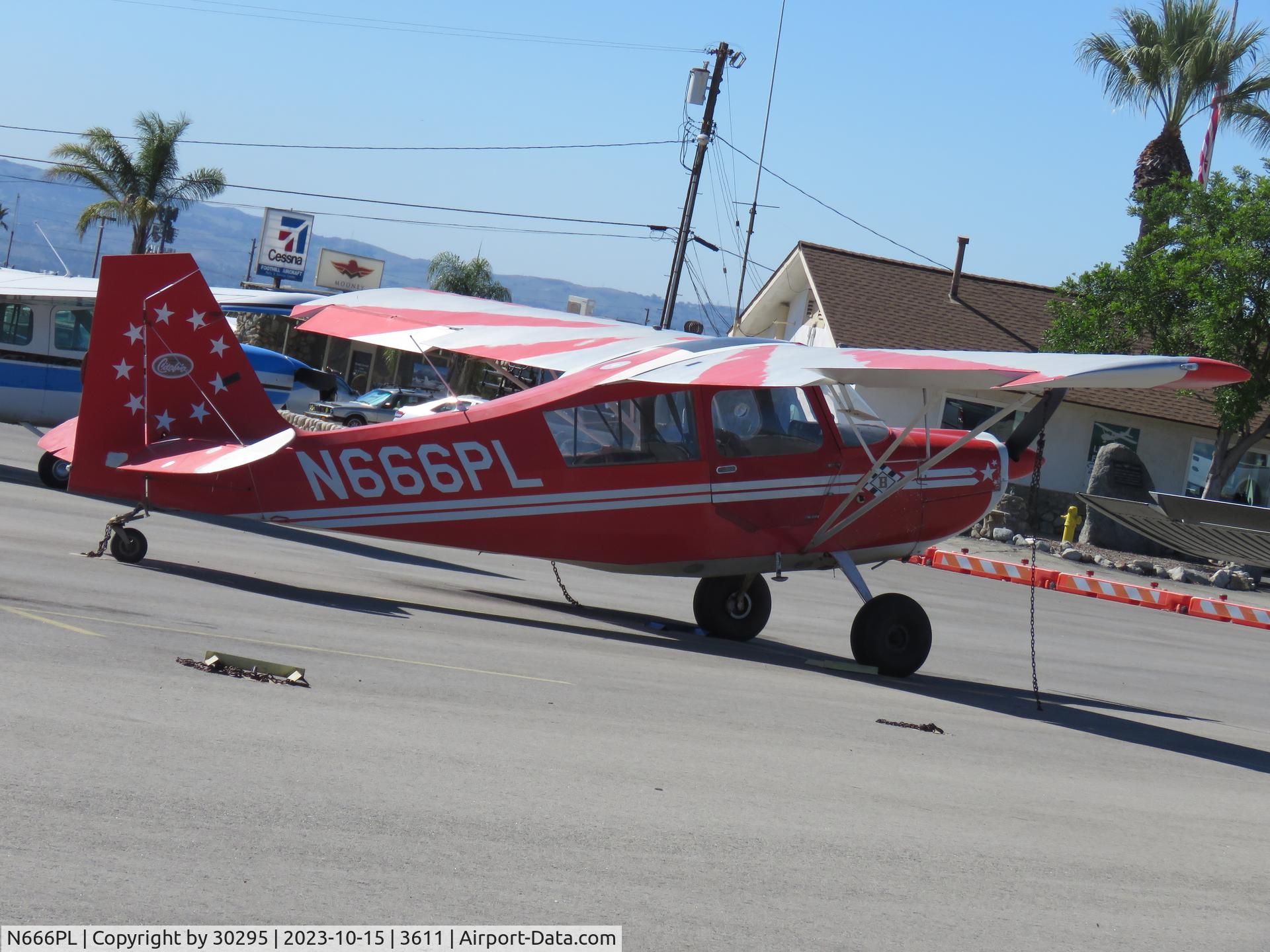 N666PL, 1972 Bellanca 7KCAB Citabria C/N 328-72, Parked