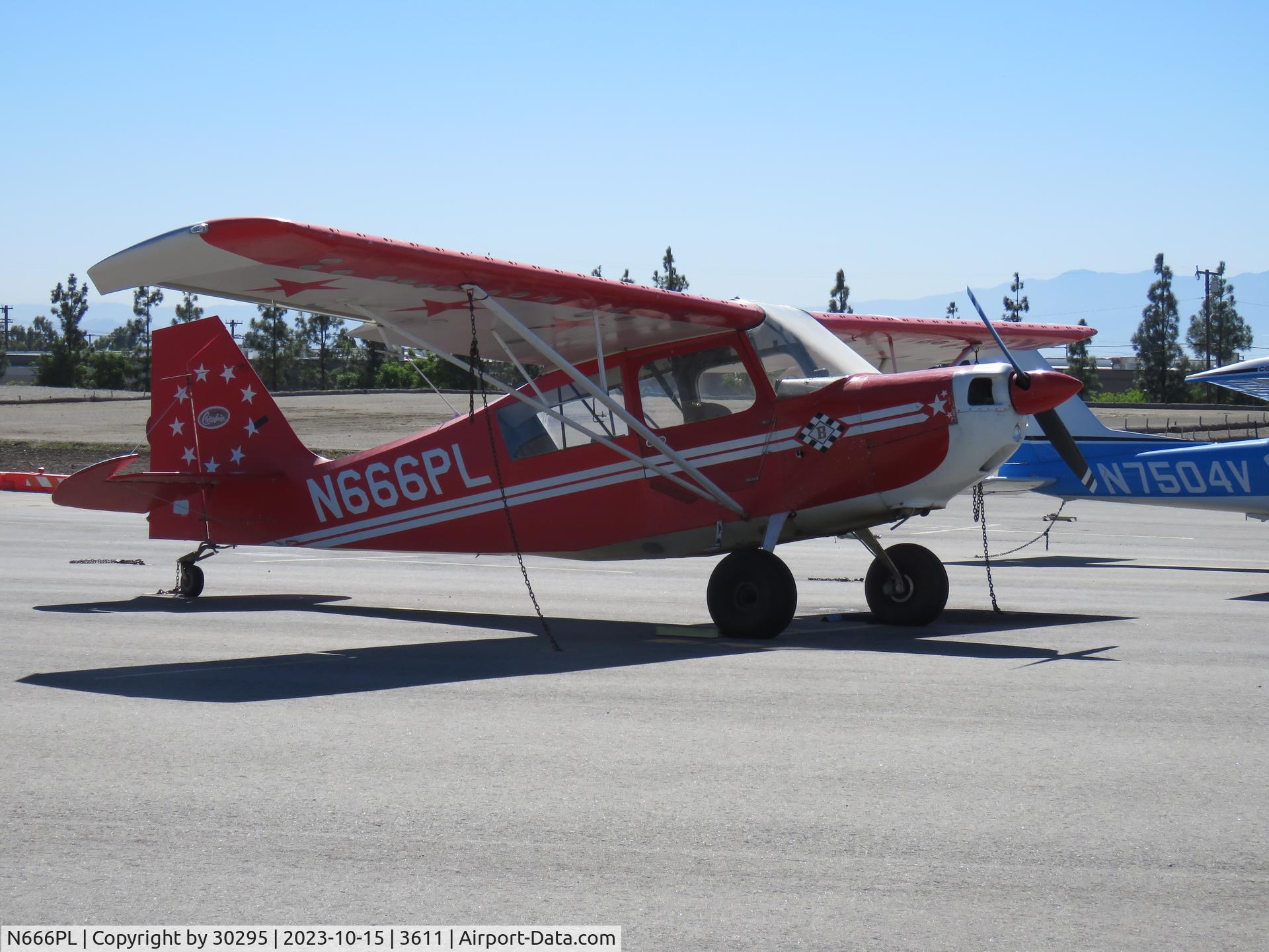 N666PL, 1972 Bellanca 7KCAB Citabria C/N 328-72, Parked