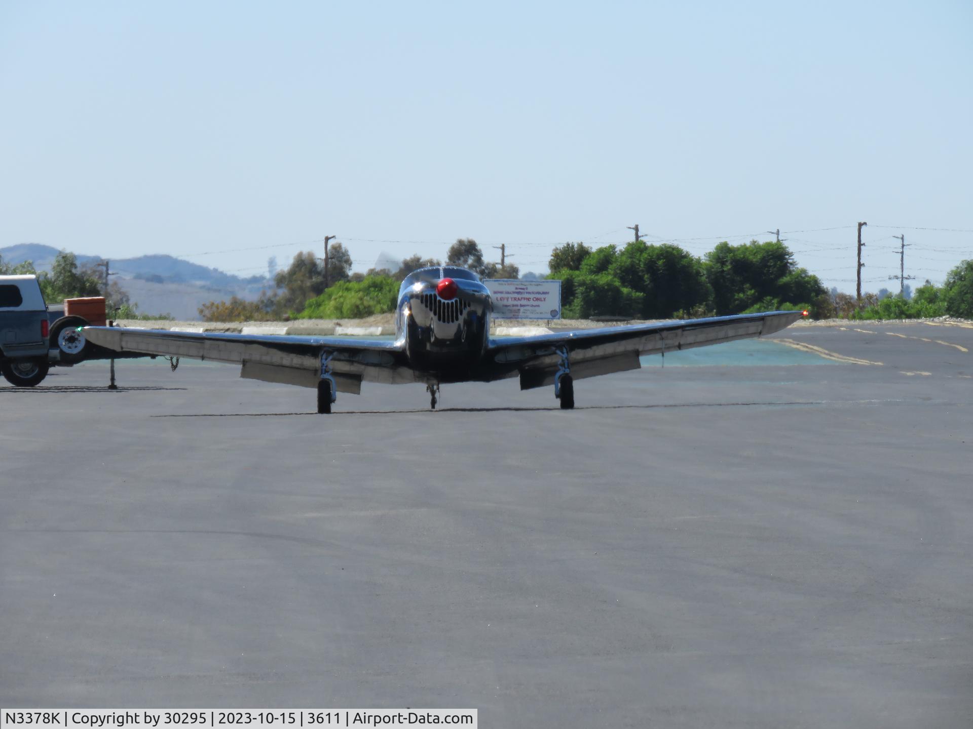 N3378K, 1946 Globe GC-1B Swift C/N 1371, Parking