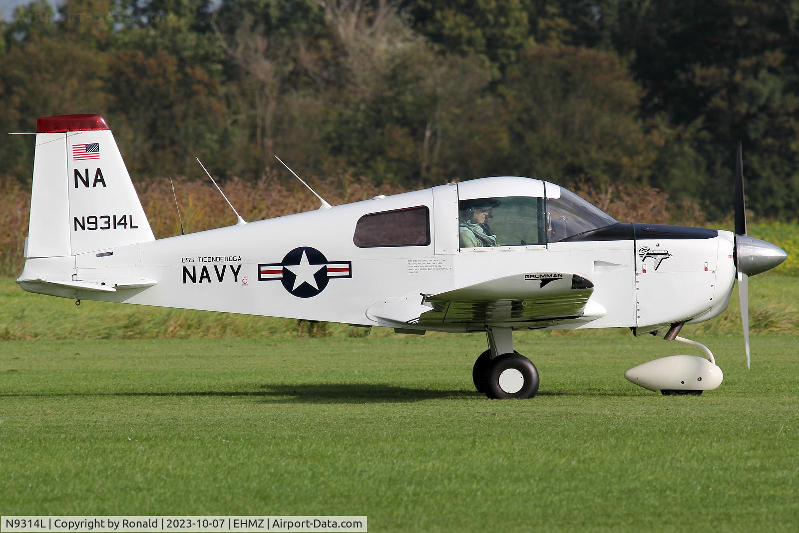 N9314L, 1971 American Aviation AA-1A Trainer C/N AA1A-0014, at ehmz