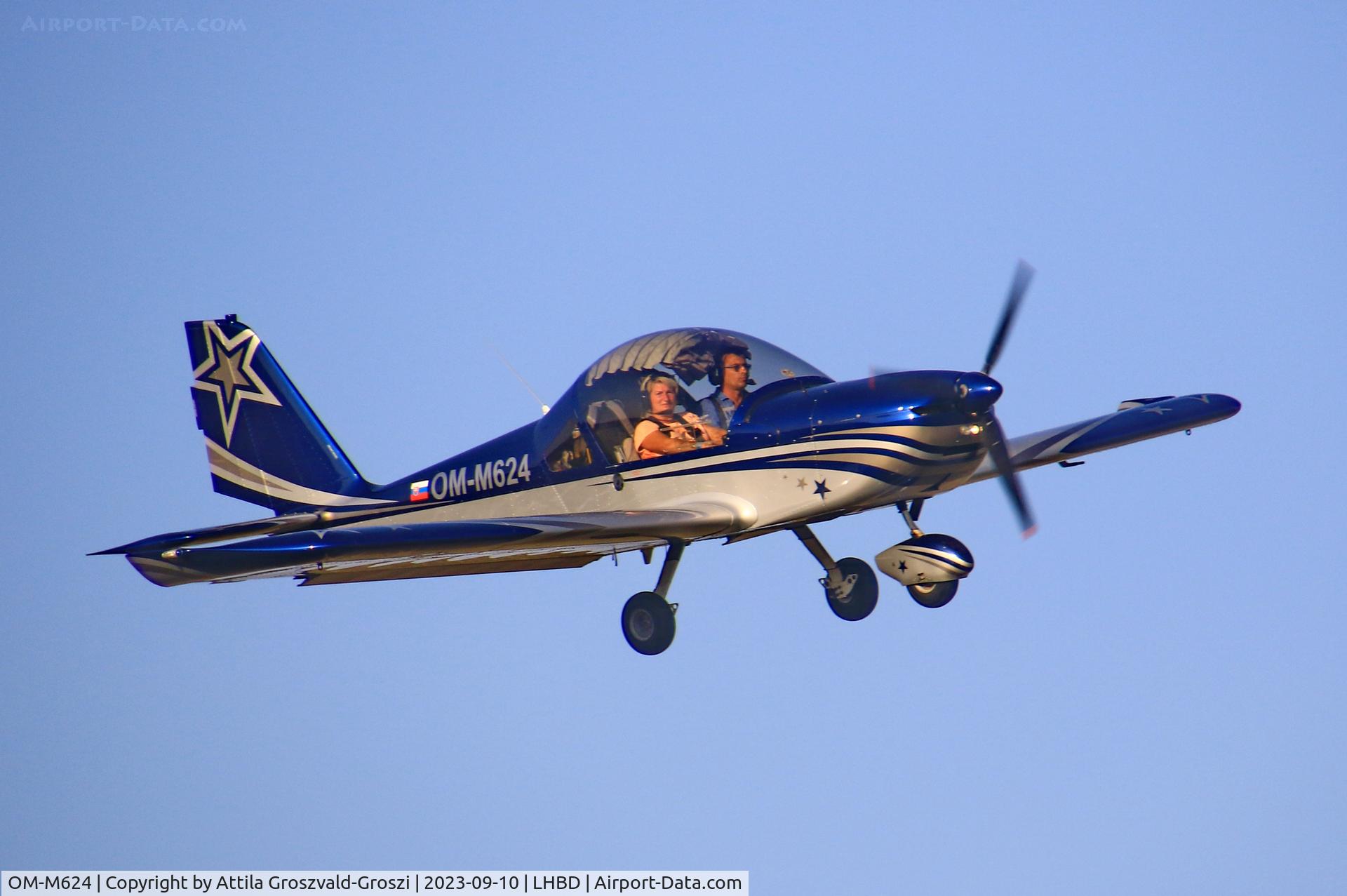 OM-M624, 2007 Evektor-Aerotechnik EV-97 Eurostar C/N 2007-3101, LHBD - Börgönd Airport-Börgönd, Hungary - Börgönd Air Show 2023