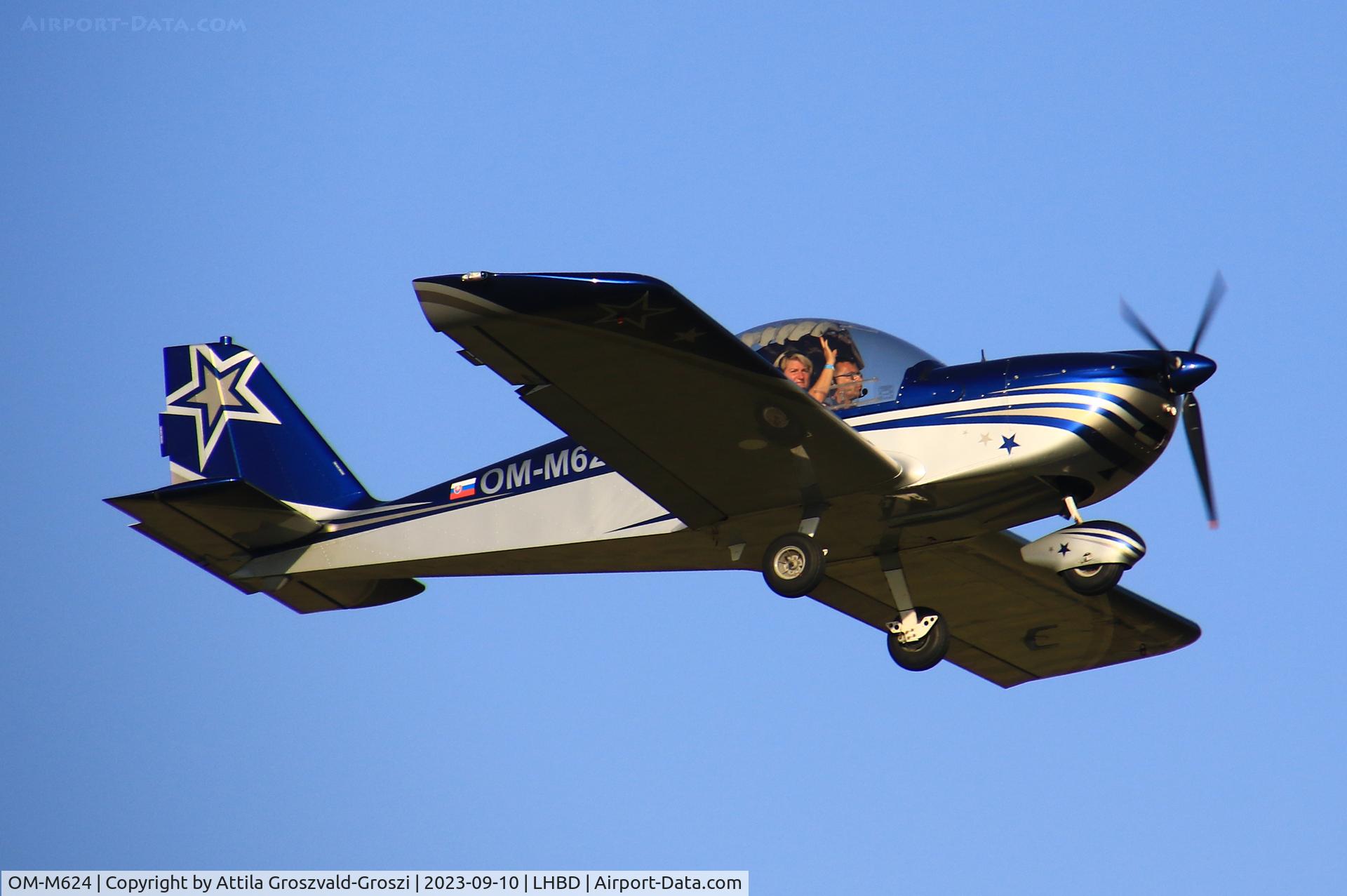 OM-M624, 2007 Evektor-Aerotechnik EV-97 Eurostar C/N 2007-3101, LHBD - Börgönd Airport-Börgönd, Hungary - Börgönd Air Show 2023