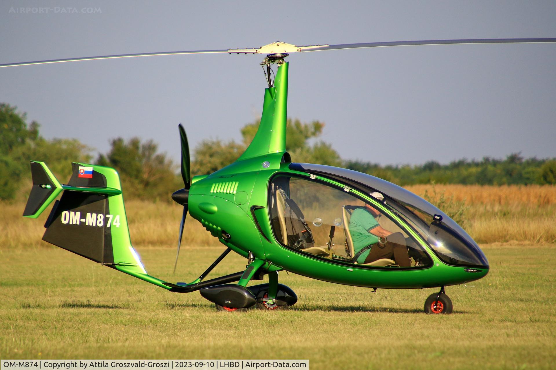 OM-M874, 2021 Niki Kalithea C/N K0015, LHBD - Börgönd Airport-Börgönd, Hungary - Börgönd Air Show 2023