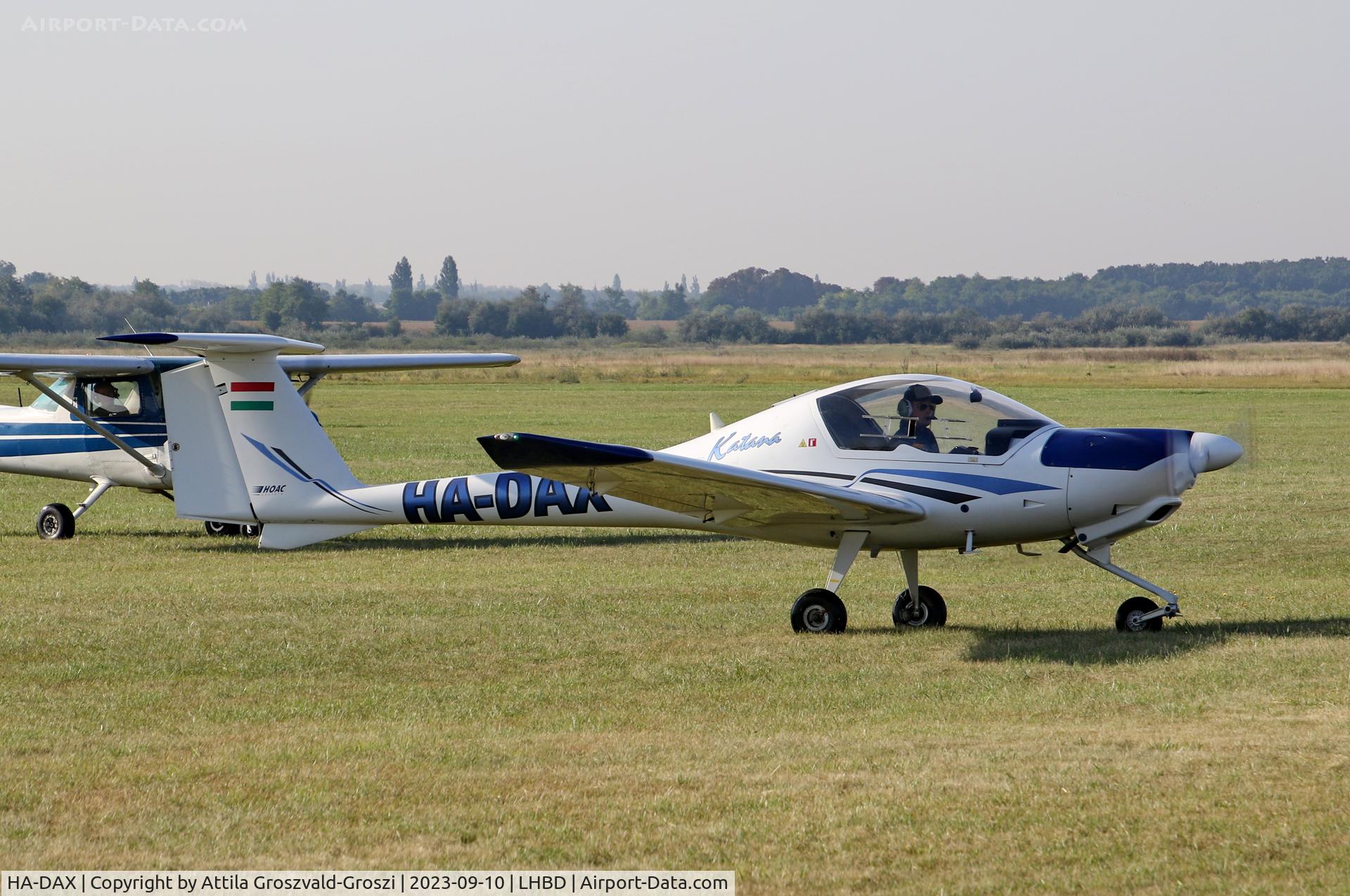 HA-DAX, HOAC DV-20 Katana C/N 20114, LHBD - Börgönd Airport-Börgönd, Hungary - Börgönd Air Show 2023