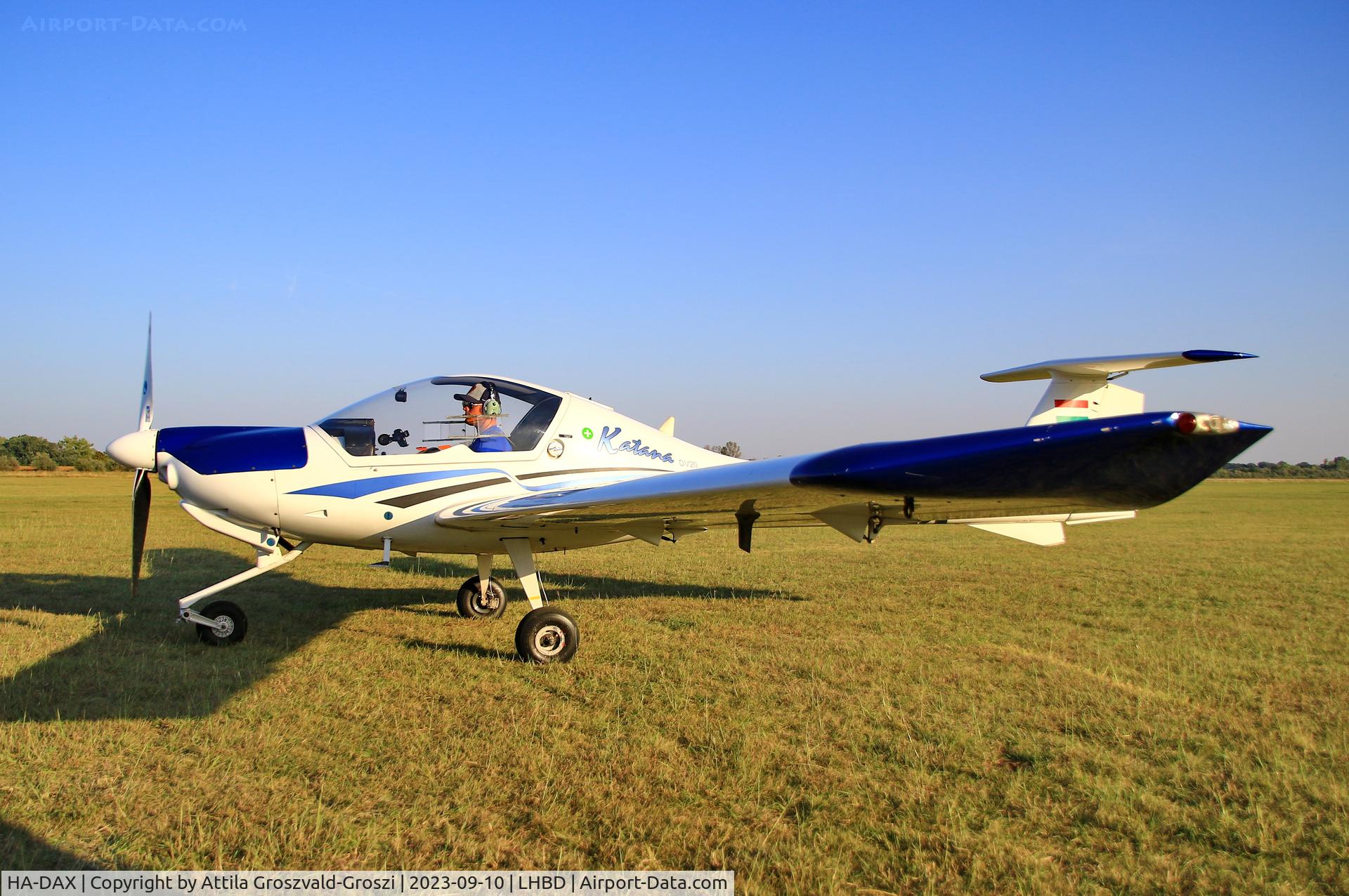 HA-DAX, HOAC DV-20 Katana C/N 20114, LHBD - Börgönd Airport-Börgönd, Hungary - Börgönd Air Show 2023