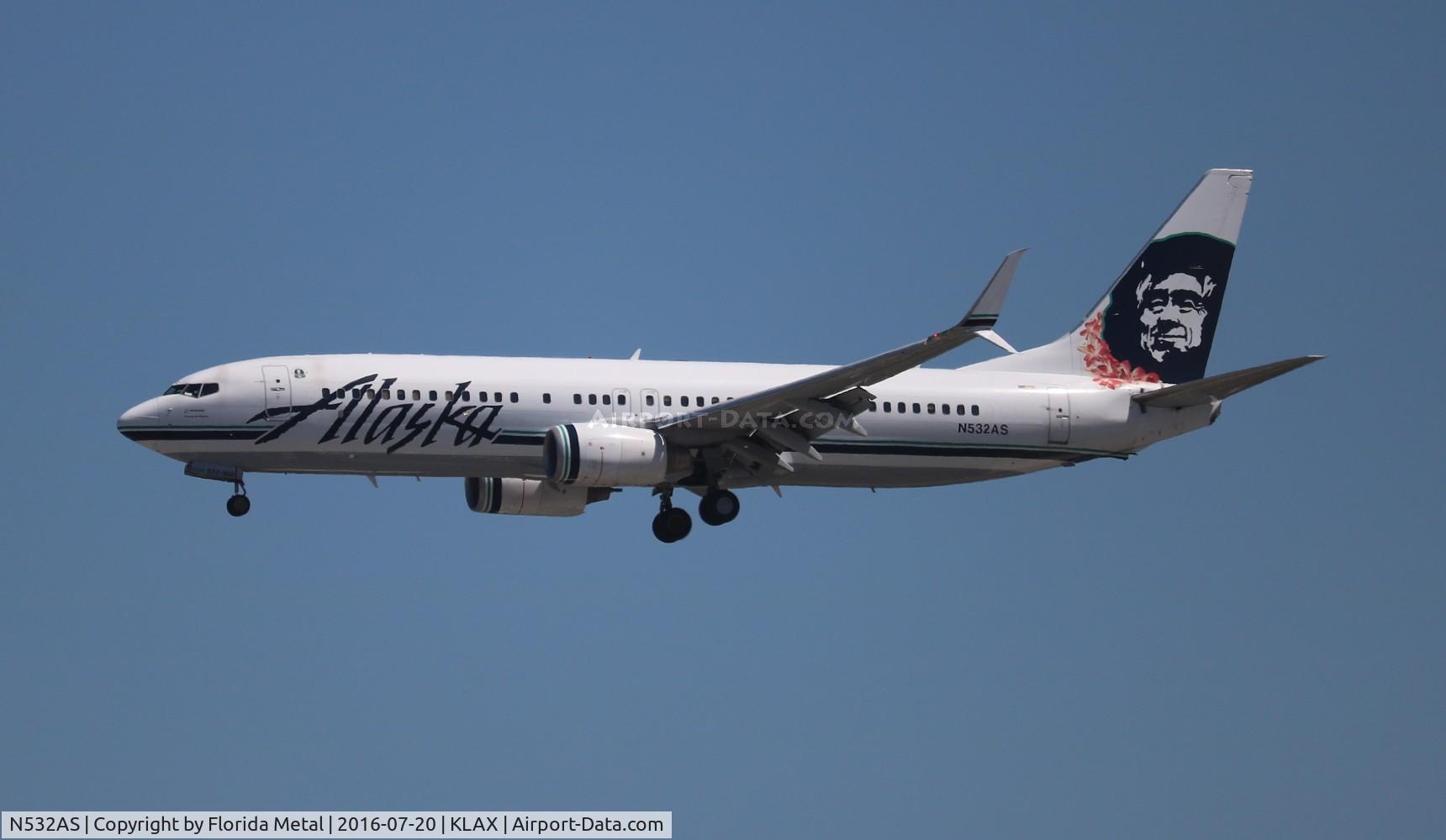 N532AS, 2010 Boeing 737-890 C/N 36346, ASA 738 zx
