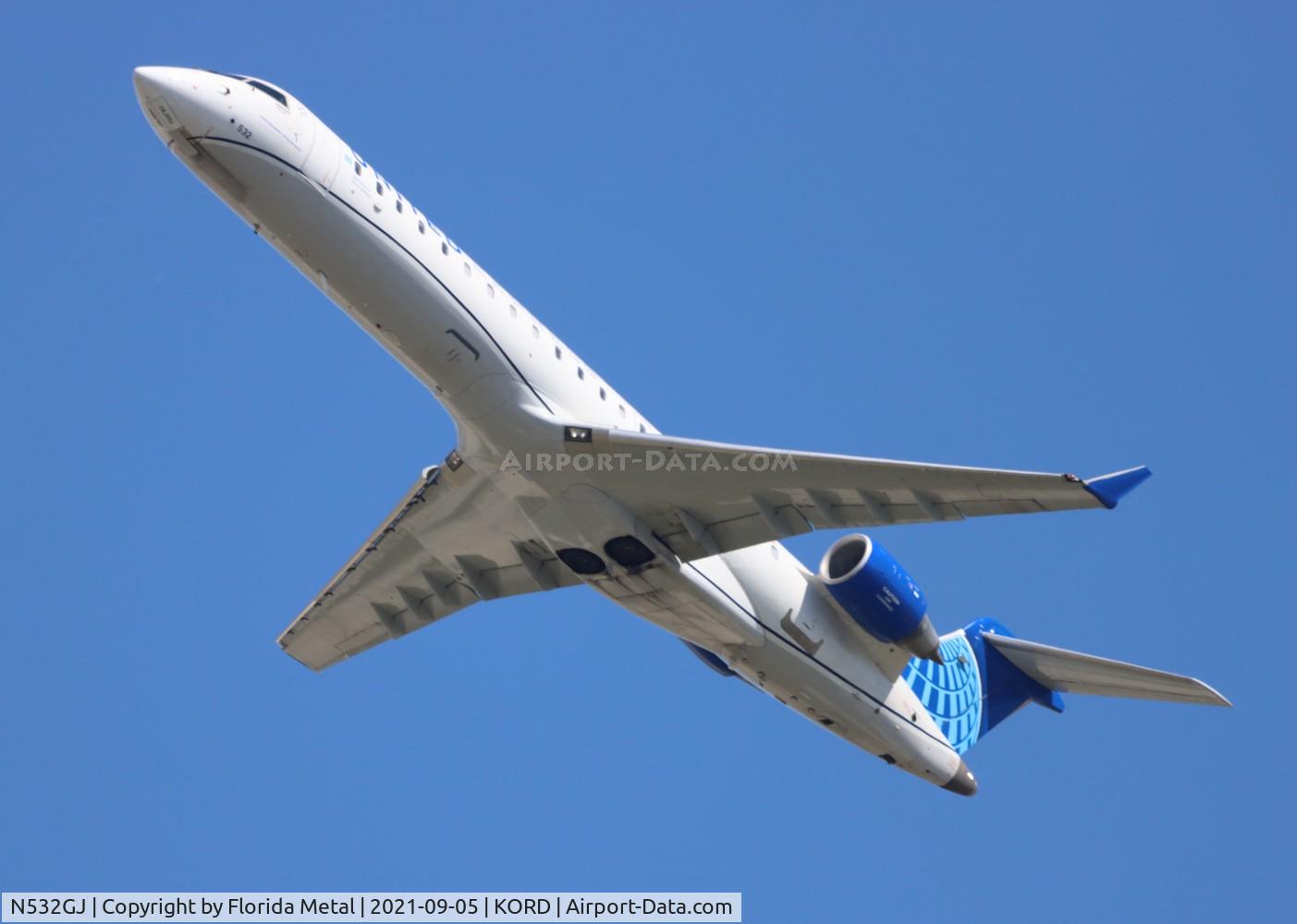 N532GJ, 2005 Bombardier CRJ-702 (CL-600-2C10) Regional Jet C/N 10219, GJS/UE CRJ7 zx ORD-BHM