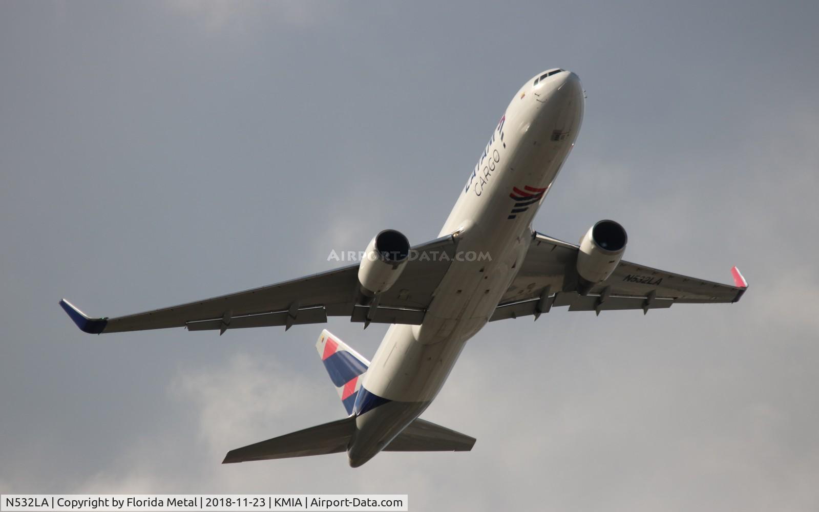 N532LA, 2000 Boeing 767-316F/ER C/N 30780, LATAM Colombia Cargo 767-300F zx MIA-BOG