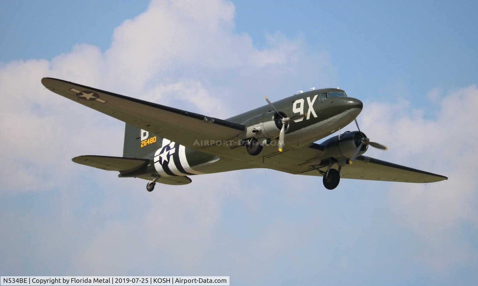 N534BE, 1944 Douglas DC-3A-S1C3G C/N 4932, C-47 zx