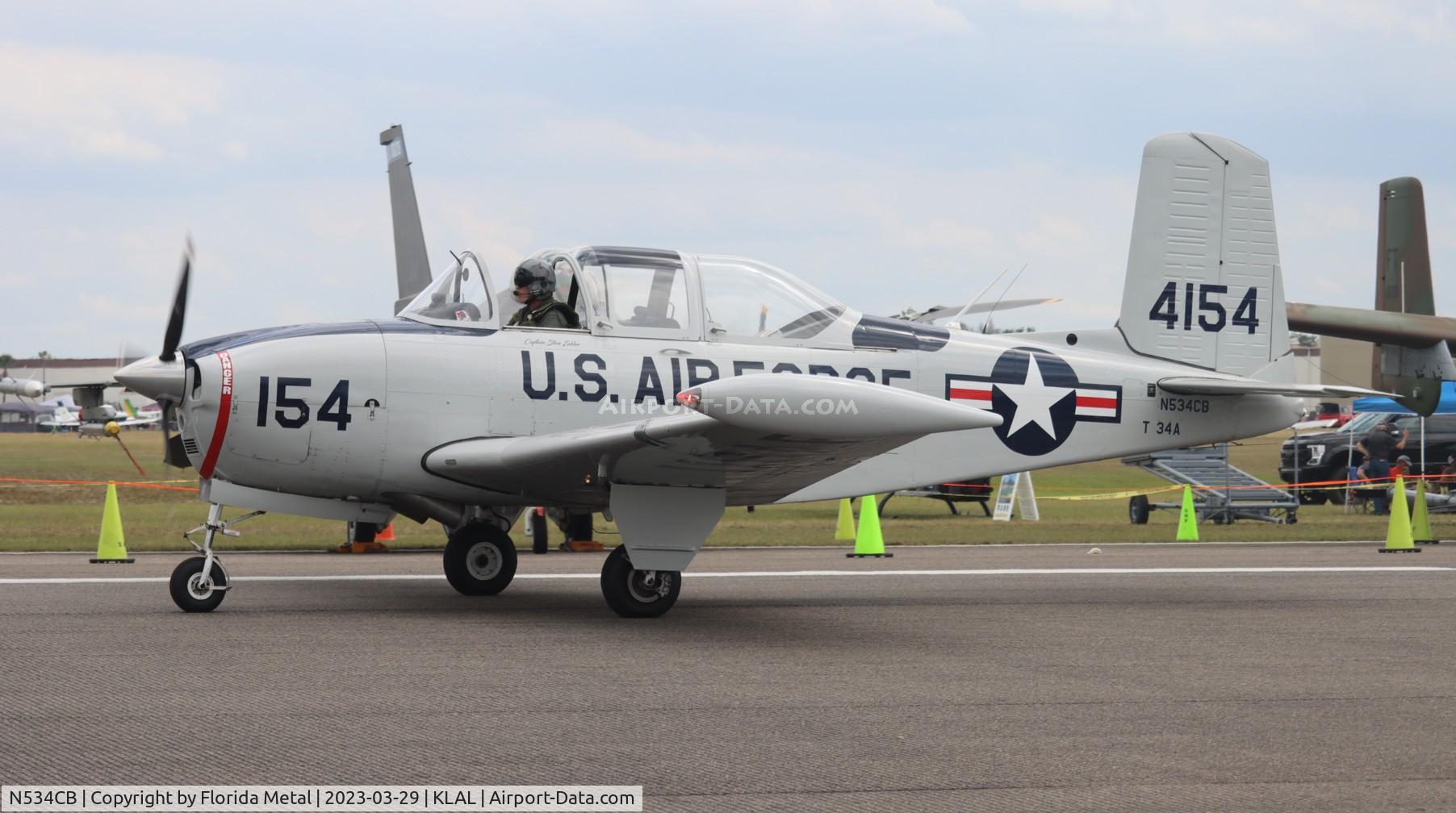 N534CB, 1953 Beech (CCF) T-34A (A45) Mentor C/N CCF34-123, T-34 zx