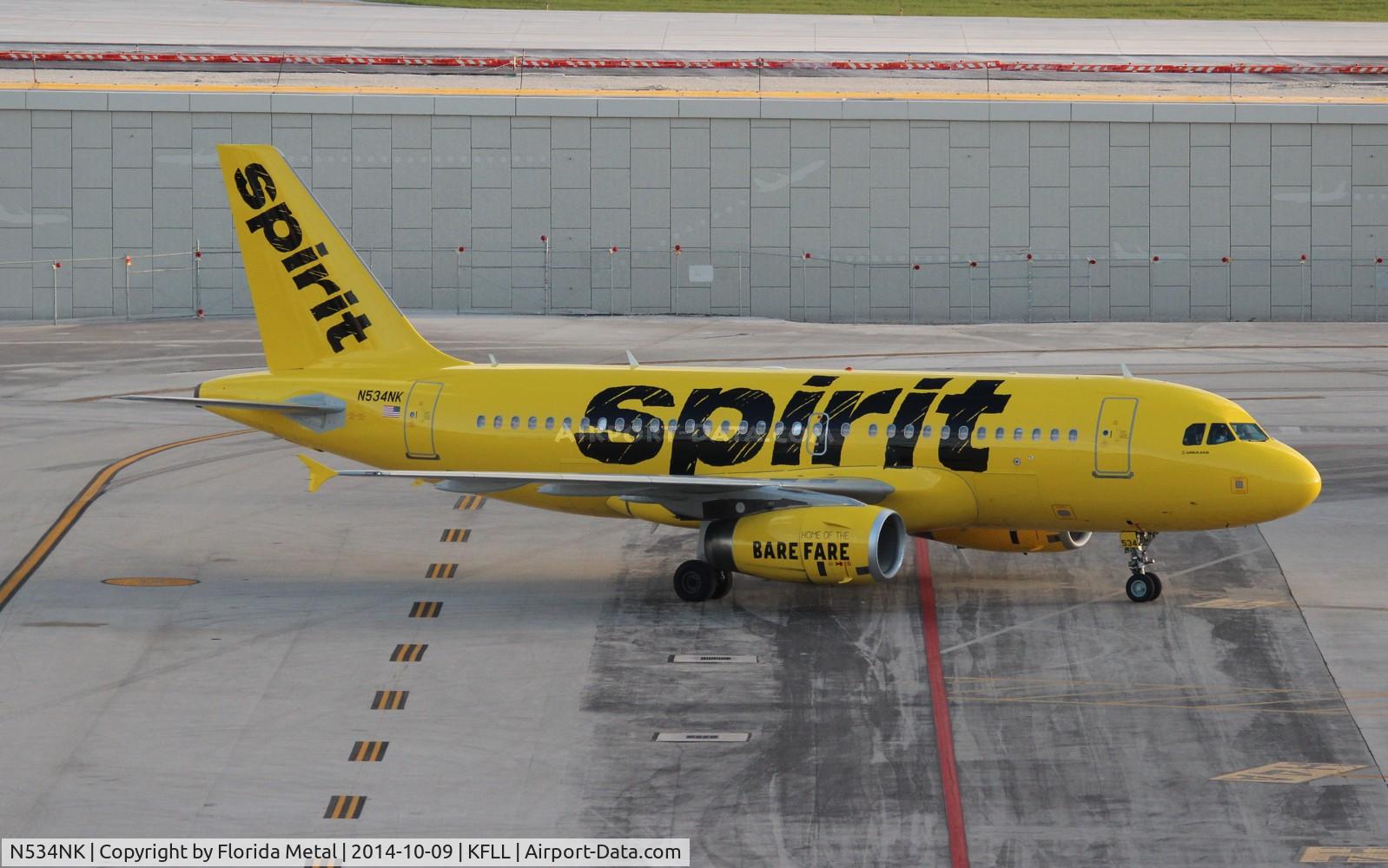 N534NK, 2008 Airbus A319-132 C/N 3395, NKS A319 zx