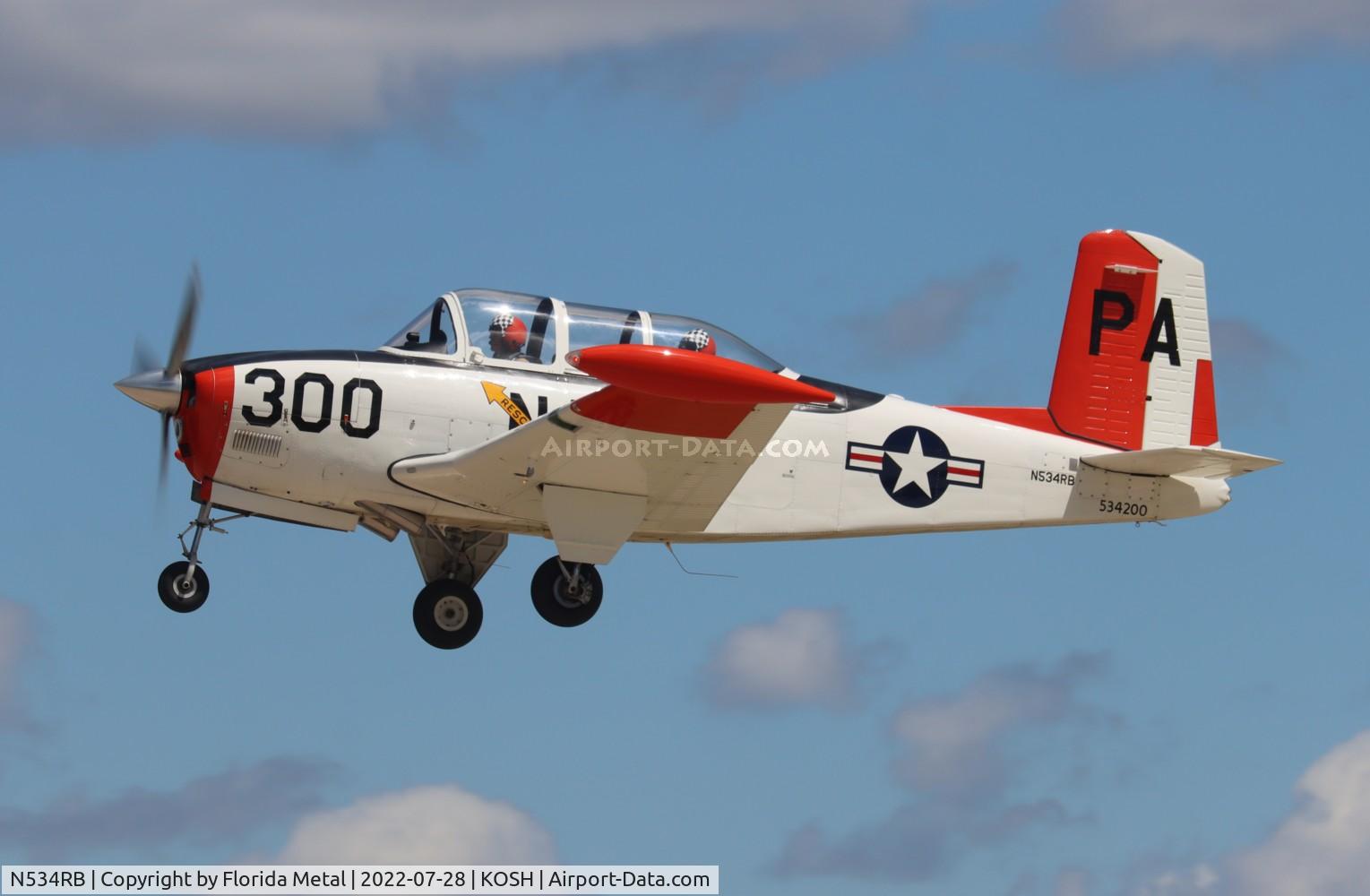 N534RB, 1953 Beech T-34A (A45) Mentor Mentor C/N G-300, T-34 zx
