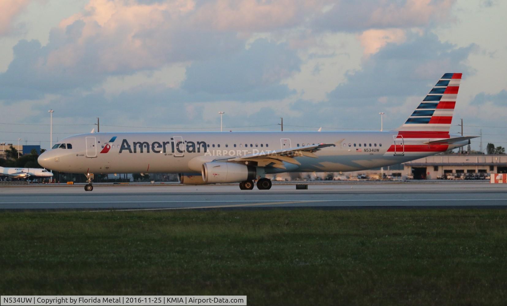 N534UW, 2009 Airbus A321-231 C/N 3989, AAL A321 zx