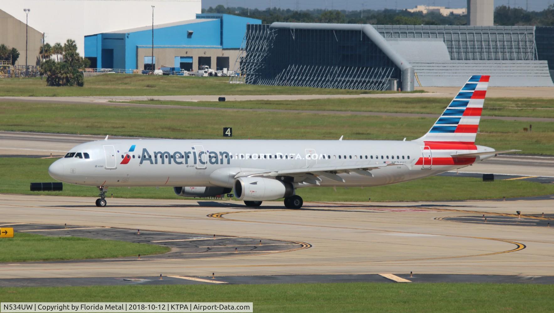 N534UW, 2009 Airbus A321-231 C/N 3989, AAL A321 zx CLT-TPA