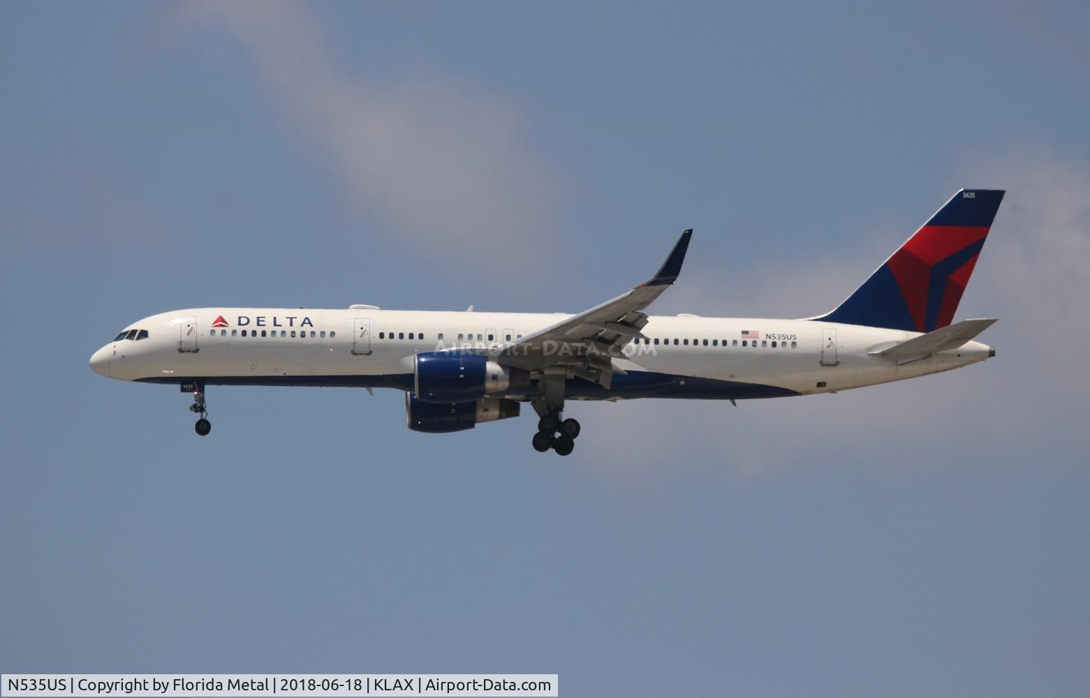 N535US, 1995 Boeing 757-251 C/N 26482, DAL 752 zx DTW-KLAX