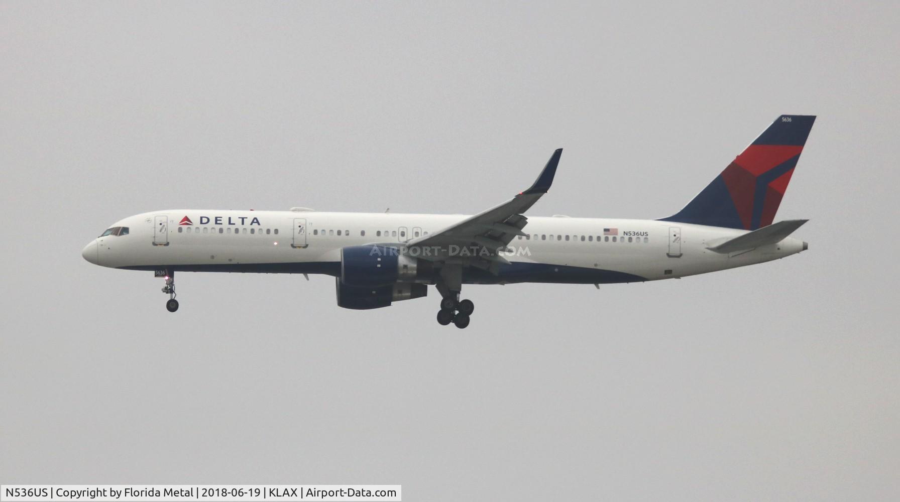 N536US, 1995 Boeing 757-251 C/N 26483, DAL 752 zx MCO-KLAX