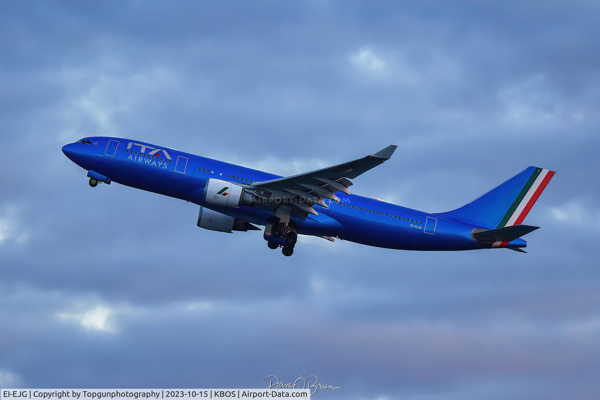 EI-EJG, 2010 Airbus A330-202 C/N 1123, Heading to Rome