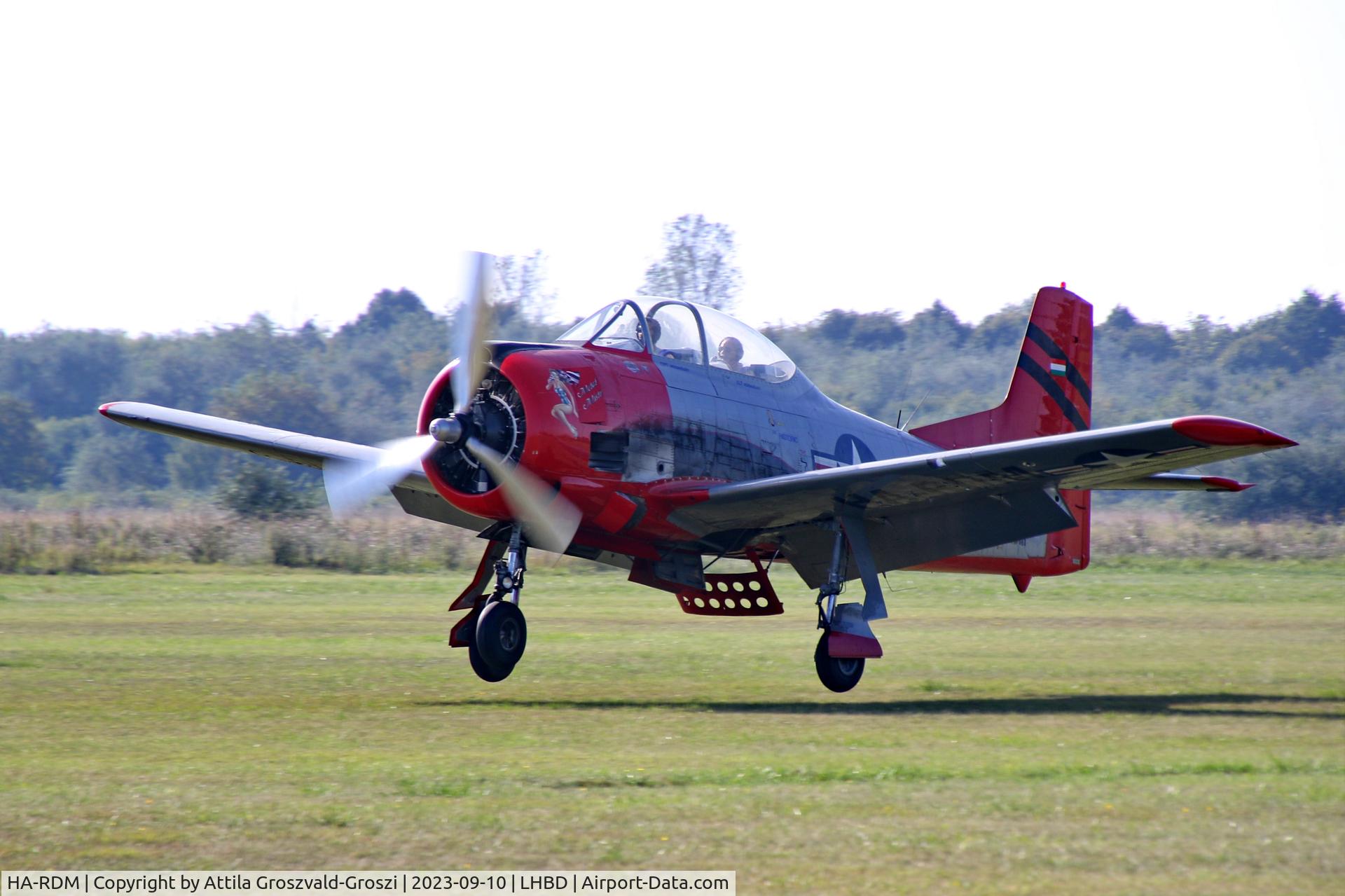 HA-RDM, 1951 North American T-28A Trojan C/N 174-185, LHBD - Börgönd Airport-Börgönd, Hungary - Börgönd Air Show 2023
