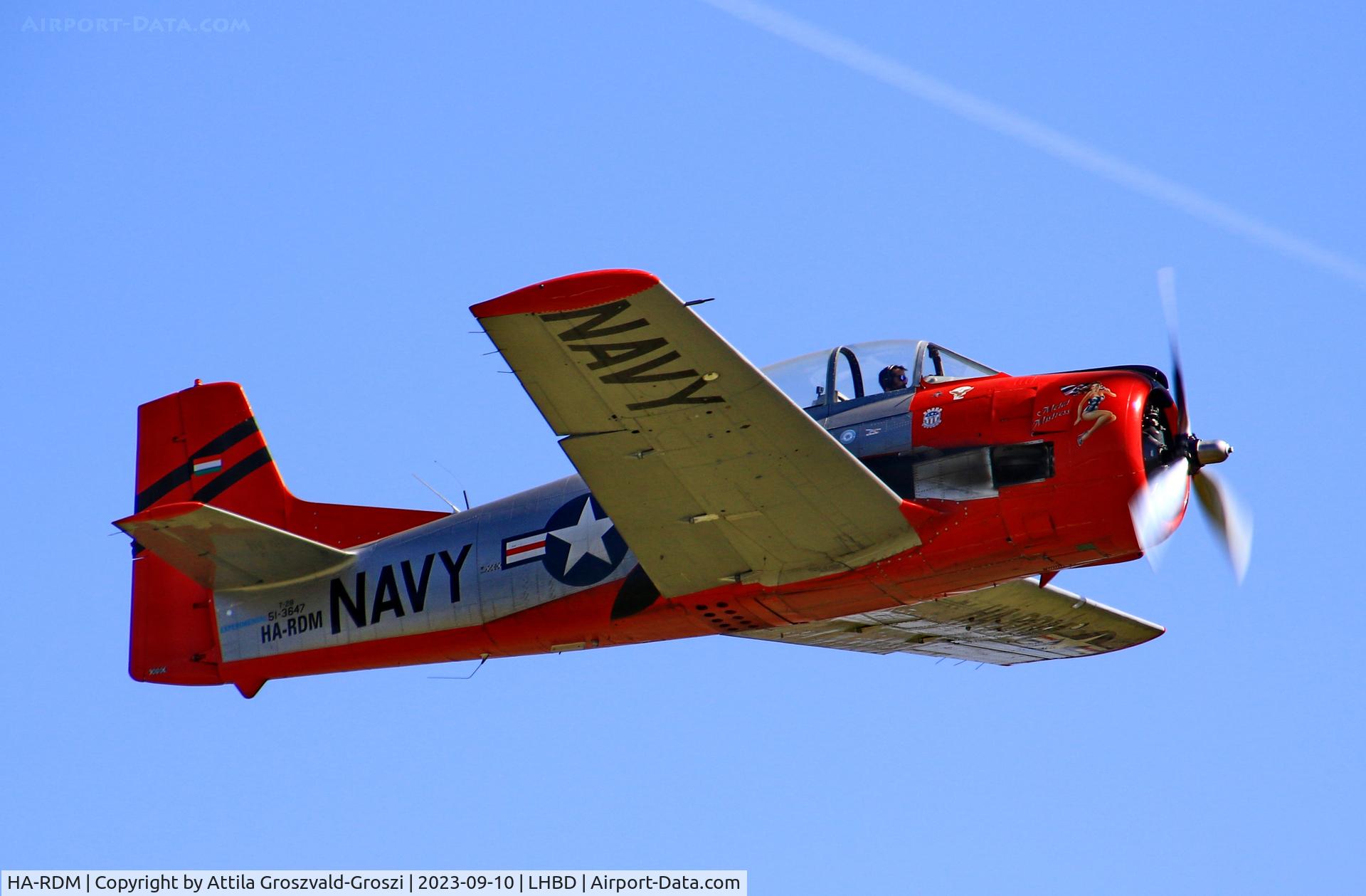 HA-RDM, 1951 North American T-28A Trojan C/N 174-185, LHBD - Börgönd Airport-Börgönd, Hungary - Börgönd Air Show 2023