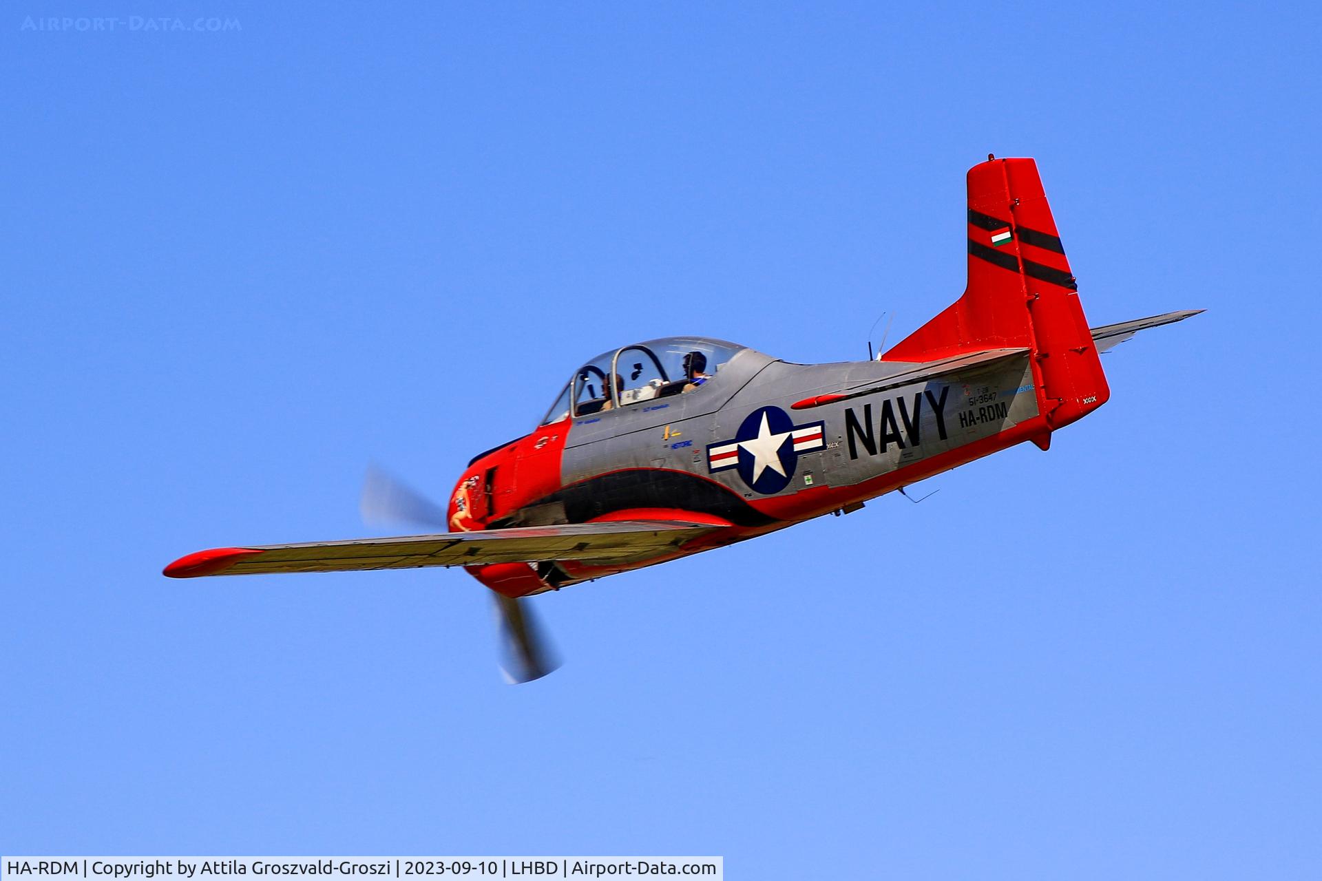 HA-RDM, 1951 North American T-28A Trojan C/N 174-185, LHBD - Börgönd Airport-Börgönd, Hungary - Börgönd Air Show 2023