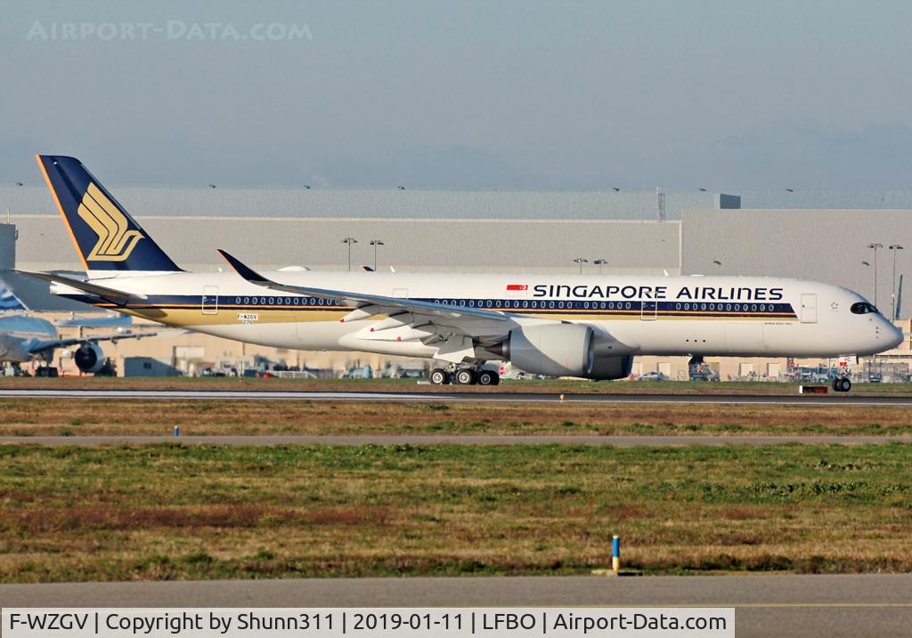 F-WZGV, 2018 Airbus A350-941 C/N 276, C/n 0276 - To be 9V-SHC