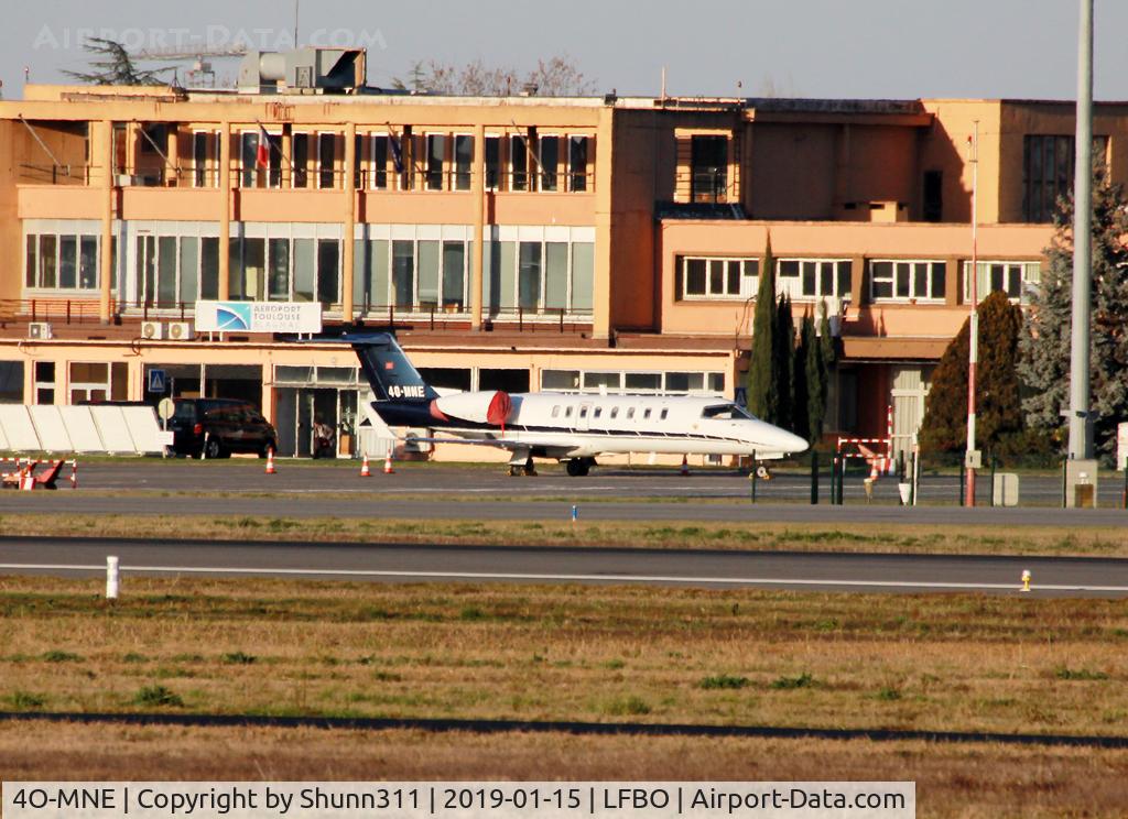 4O-MNE, Learjet 45 C/N 45-044, Parket at the General Aviation area...