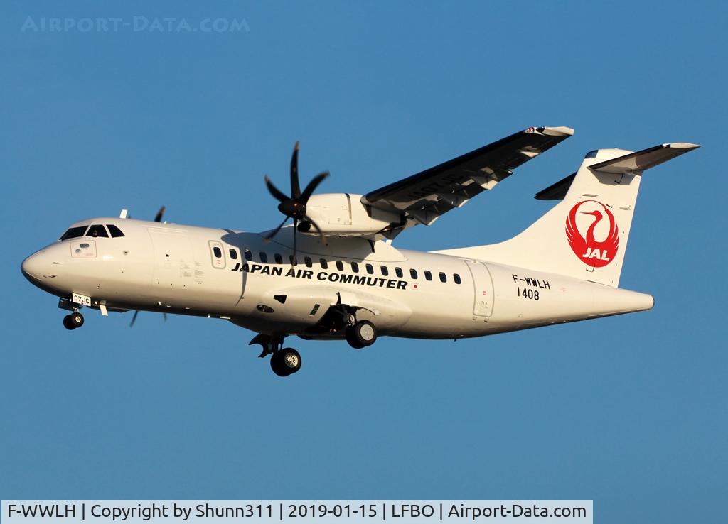 F-WWLH, 2018 ATR 42-600 C/N 1408, C/n 1408 - To be JA07JC