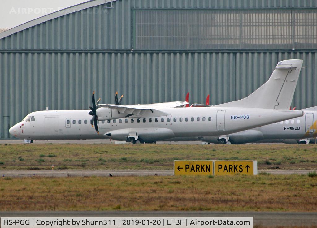 HS-PGG, 2002 ATR 72-212A C/N 692, Parked in all white c/s without titles...