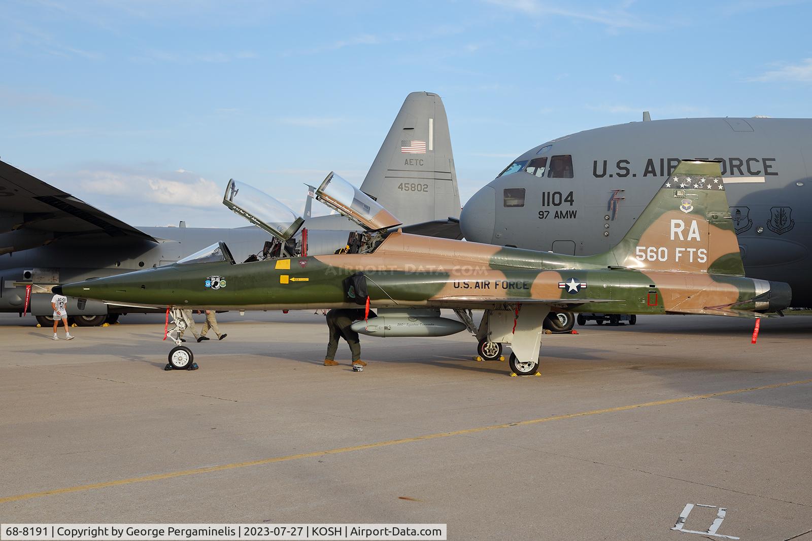 68-8191, 1968 Northrop T-38C Talon C/N T.6196, Oshkosh 2023.