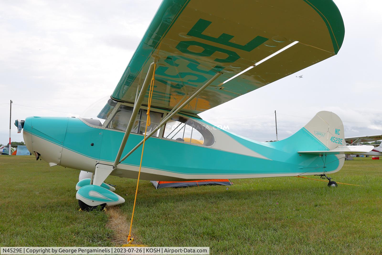 N4529E, 1948 Aeronca 7DC C/N 7DC-136, Oshkosh 2023.